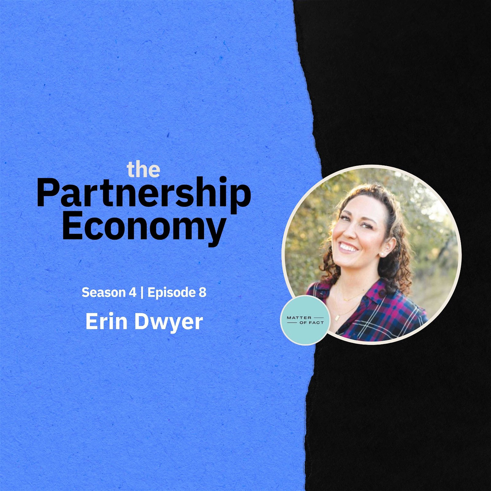 Episode cover art for Erin Dwyer, CMO of Matter of Fact, on the challenges of customer acquisition and building a beauty brand in a saturated space
