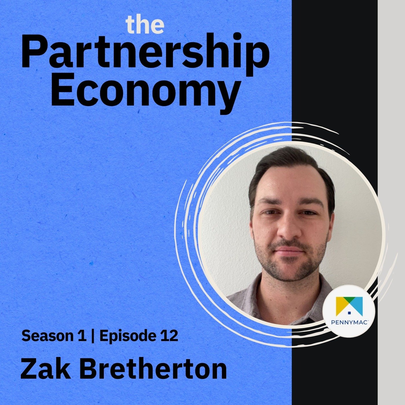 Episode cover art for Zak Bretherton, AVP of Marketing at PennyMac Loan Services, on the importance of attribution and validation through social proof
