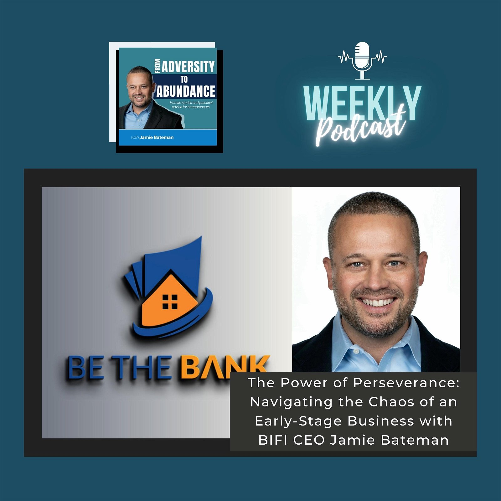 Episode cover art for The Power of Perseverance: Navigating the Chaos of an Early-Stage Business with BIFI CEO Jamie Bateman