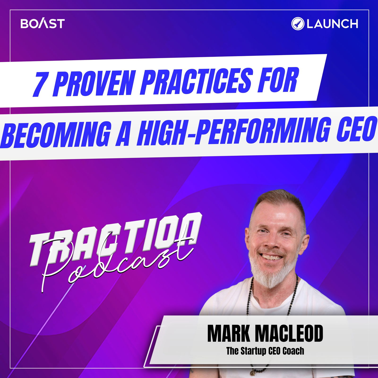 7 Proven Practices for Becoming a High Performing CEO with Mark MacLeod, Startup CEO Coach - podcast episode cover