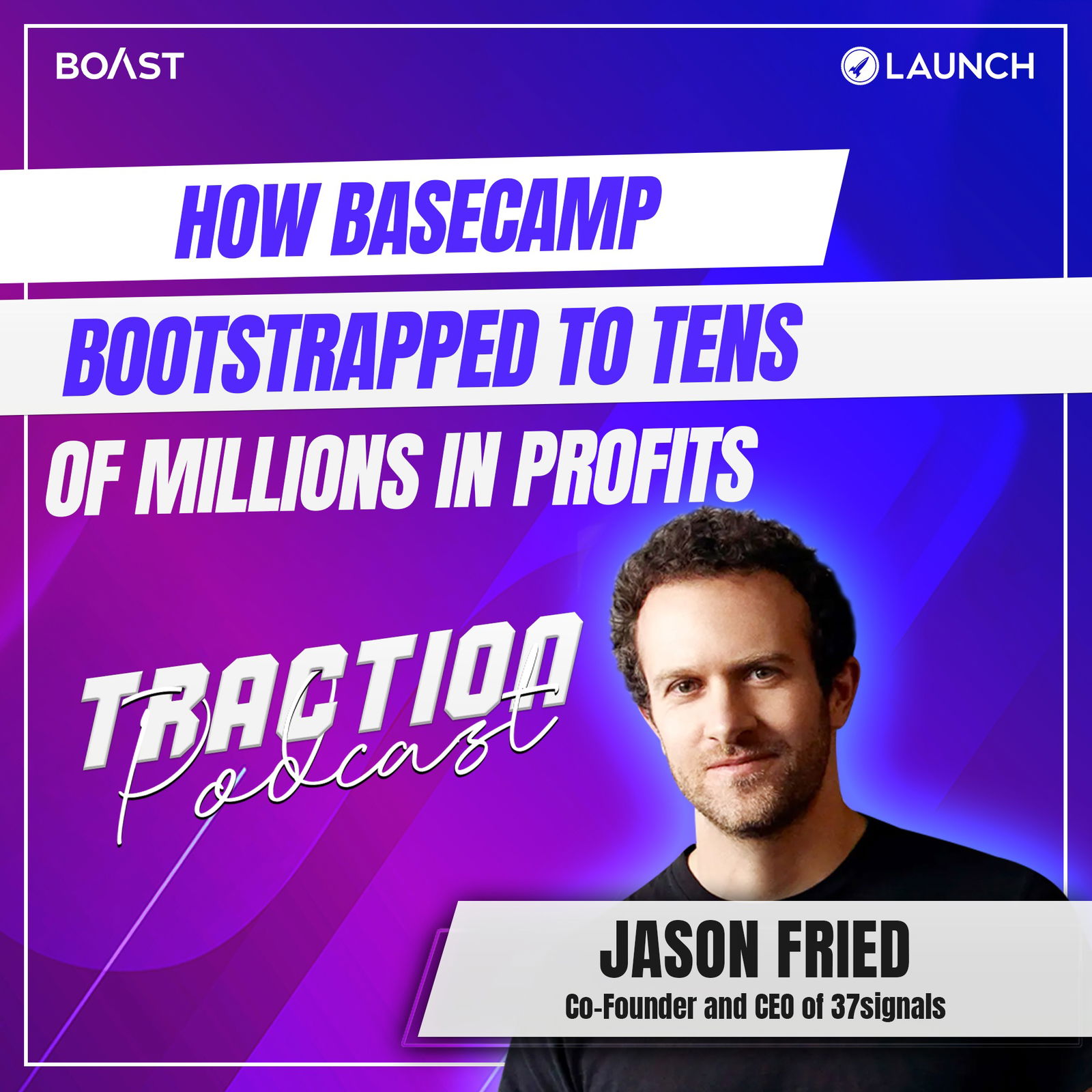 How Basecamp Bootstrapped to Tens of Millions in Profits with Jason Fried, 37signals - podcast episode cover