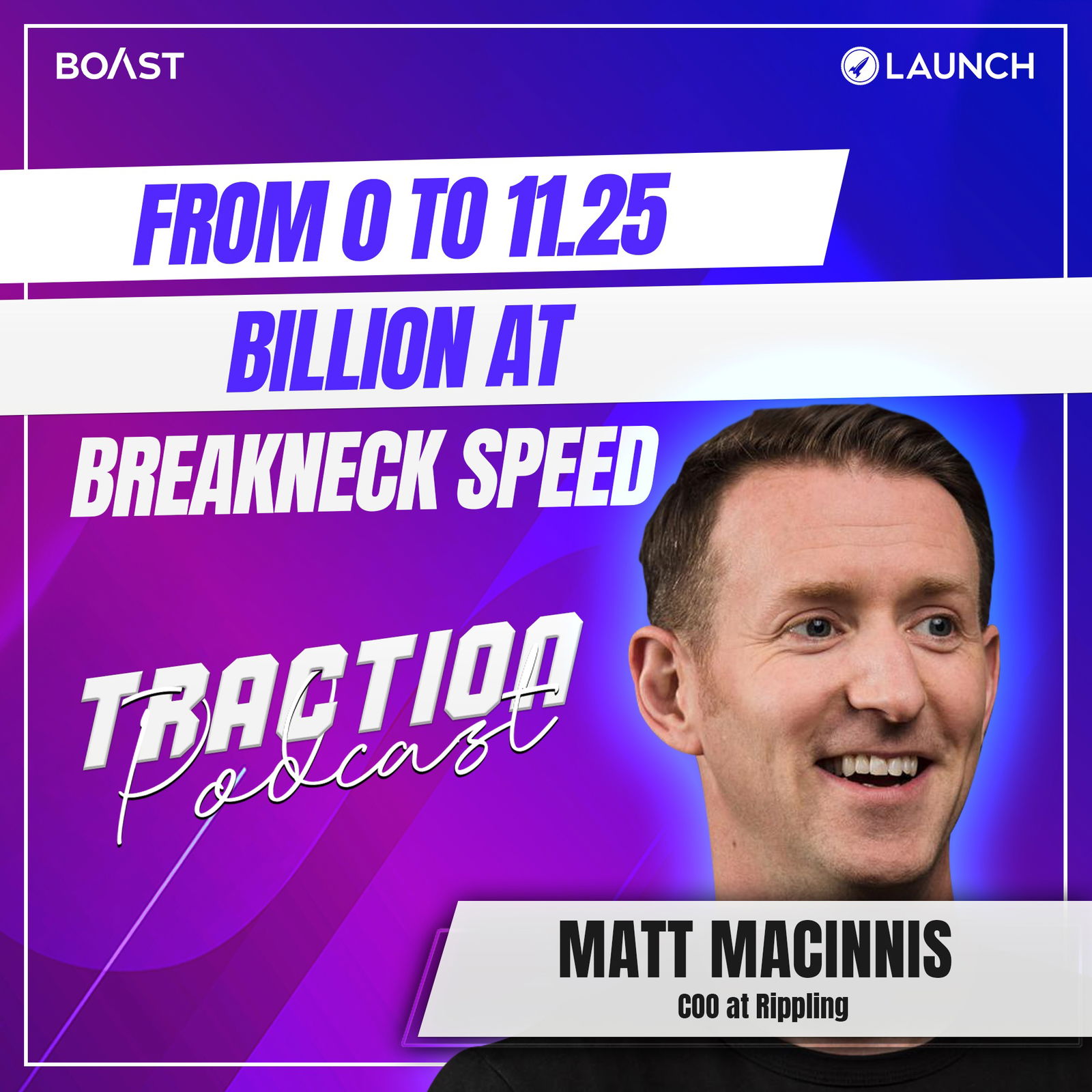 From 0 to 11.25 Billion at Breakneck Speed with Matt MacInnis at Rippling - podcast episode cover