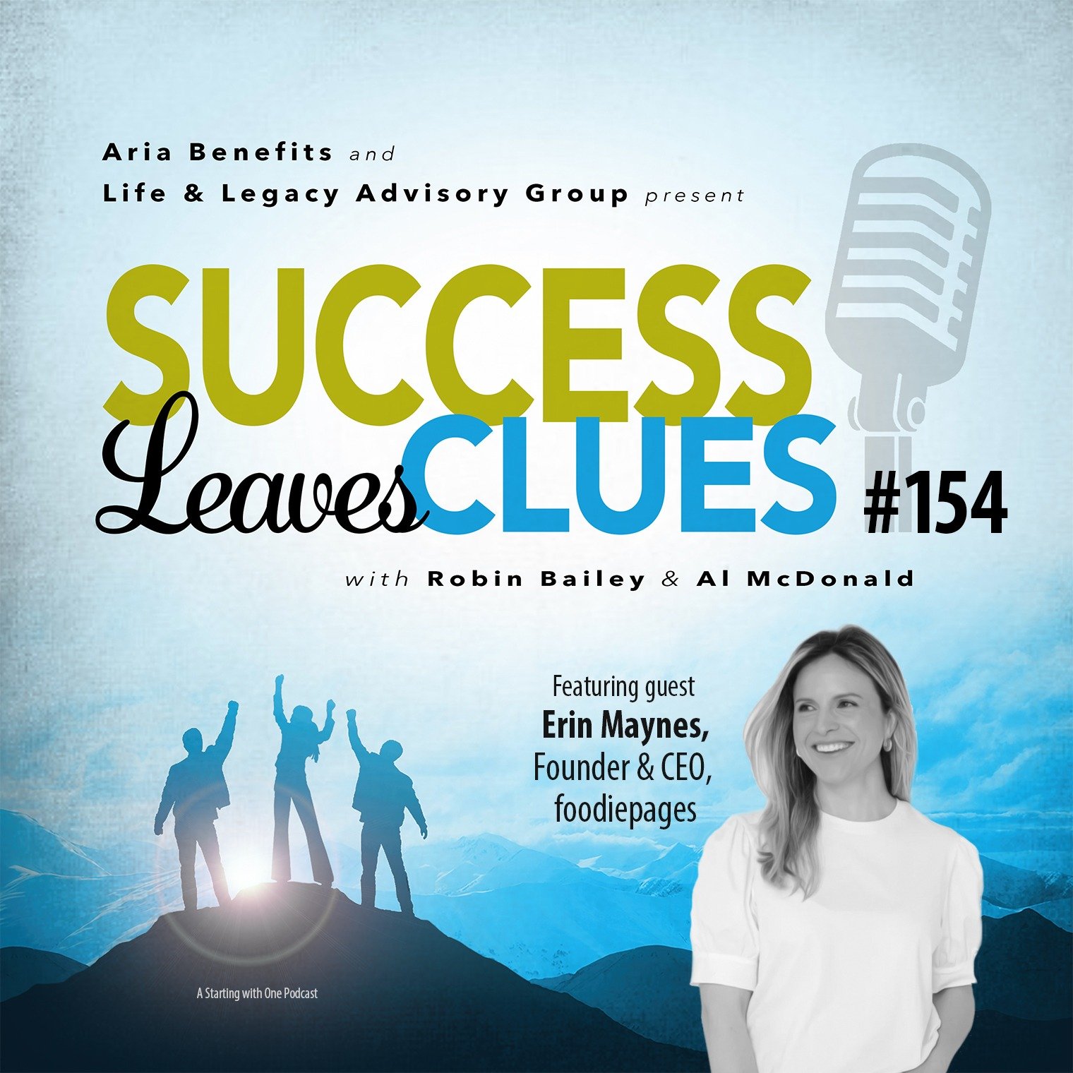 Episode cover art for Success Leaves Clues: Ep154 with guest Erin Maynes, Founder & CEO, foodiepages