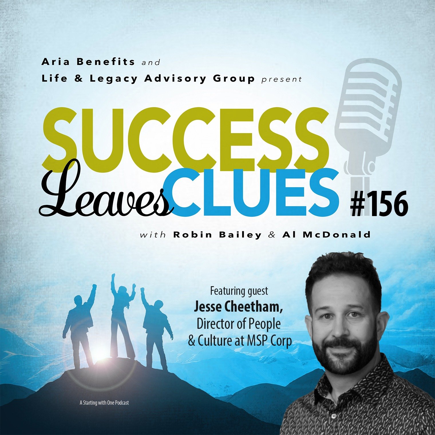 Episode cover art for Success Leaves Clues: Ep156 with guest Jesse Cheetham, Director of People & Culture at MSP Corp