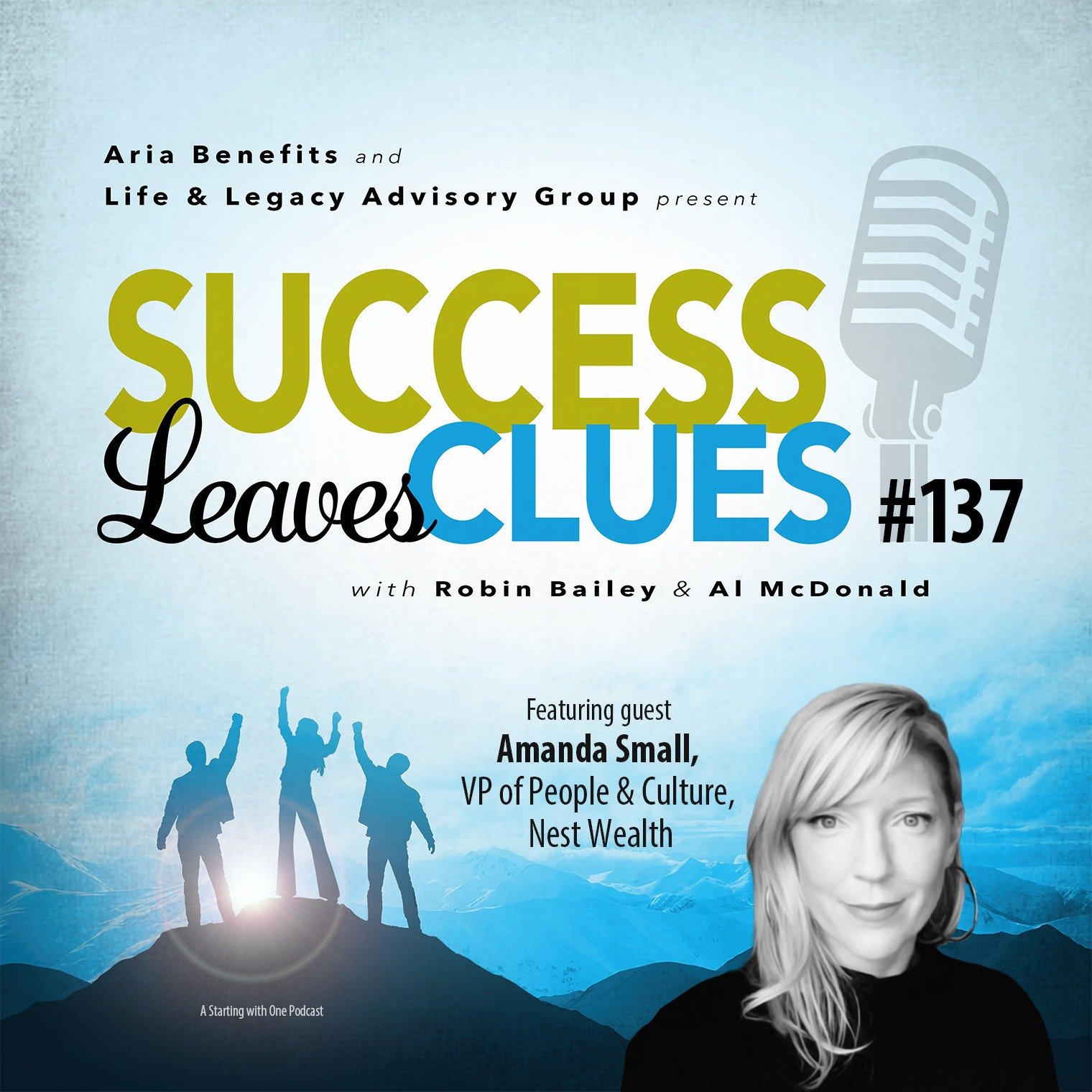 Episode cover art for Success Leaves Clues: Ep137 with guest Amanda Small, VP People and Culture, Nest Wealth