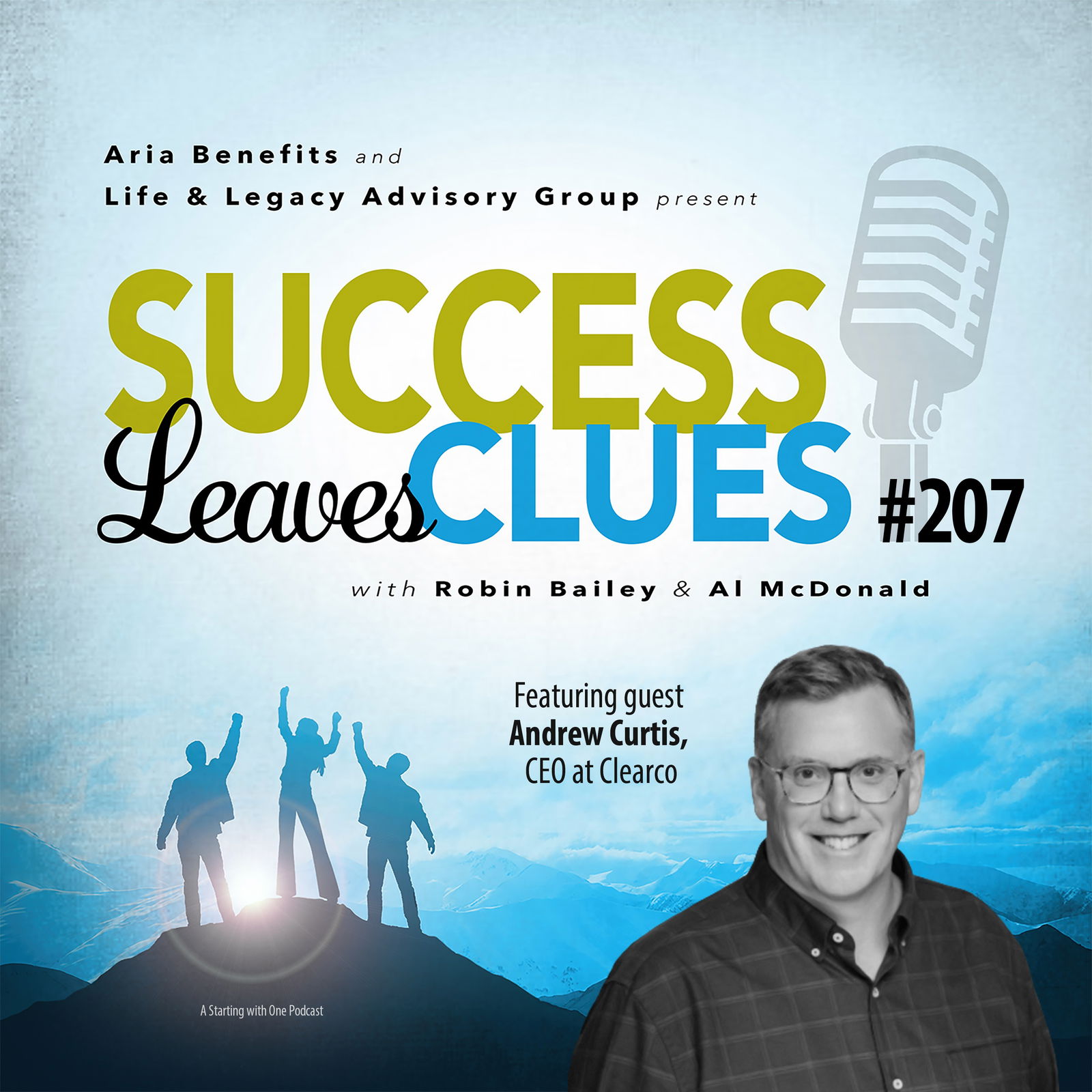 Episode cover art for Success Leaves Clues: Ep207 with guest Andrew Curtis, CEO at Clearco