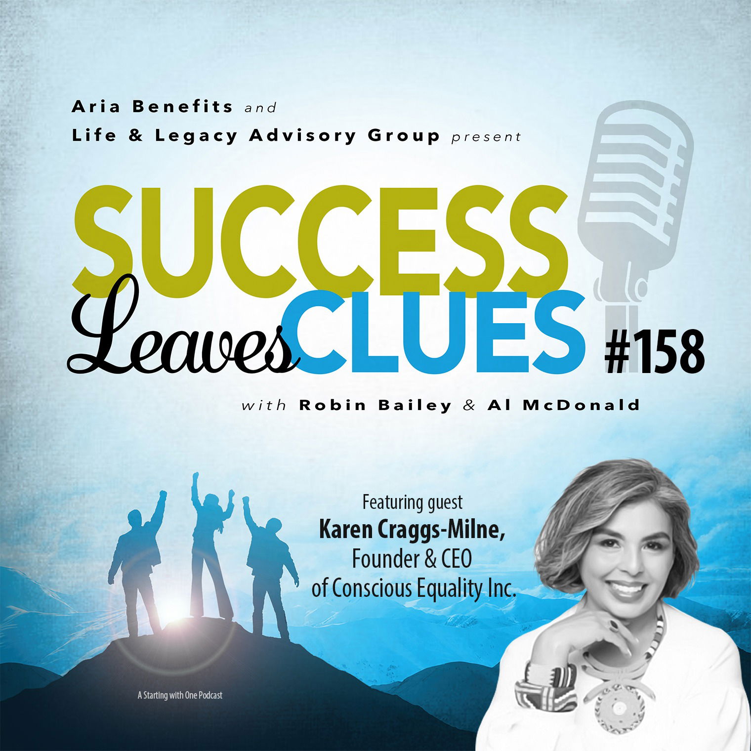 Episode cover art for Success Leaves Clues: Ep158 with guest Karen Craggs-Milne, Founder & CEO of Conscious Equality Inc.