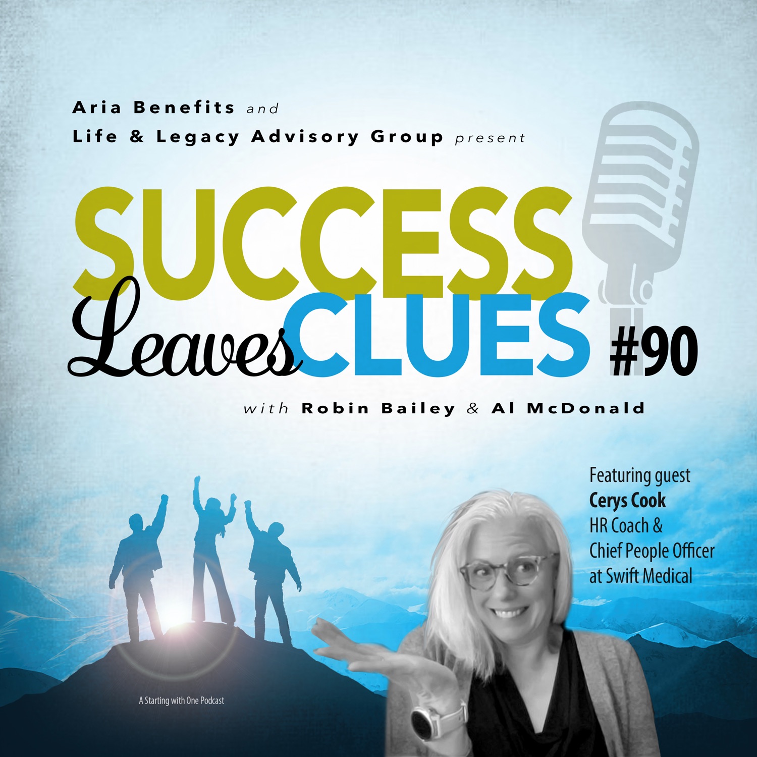 Episode cover art for Success Leaves Clues: Ep 90 with guest Cerys Cook, HR Coach & Chief People Officer at Swift Medical
