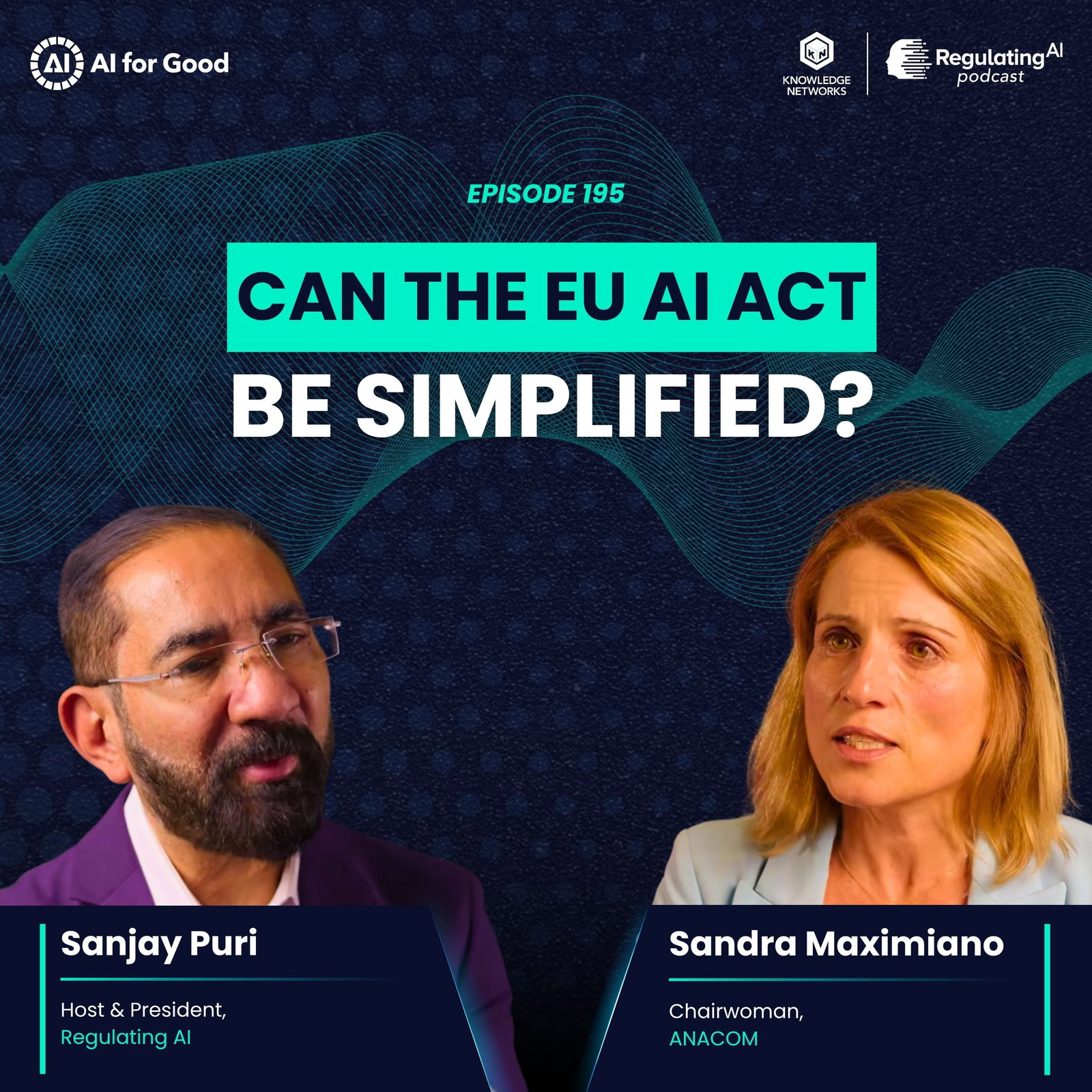 Can the EU AI Act Be Simplified? Sandra Maximiano on AI Regulation, Sovereignty & Digital Resilience episode artwork
