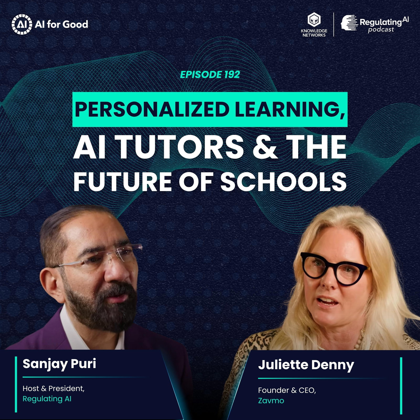 Can AI Fix Education? Juliette Denny on Personalized Learning, AI Tutors & the Future of Schools episode artwork