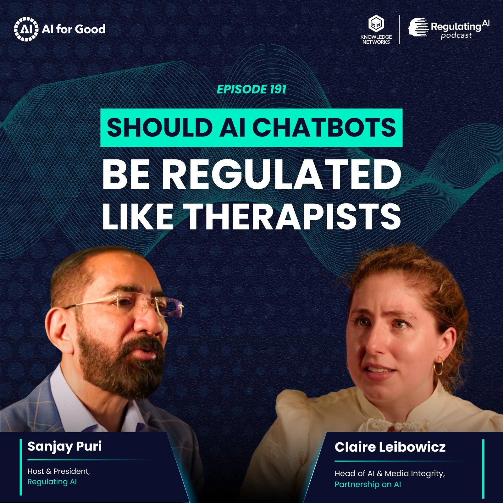 Should AI Chatbots Be Regulated Like Therapists? | Claire Leibowicz on AI Companions & Safety episode artwork