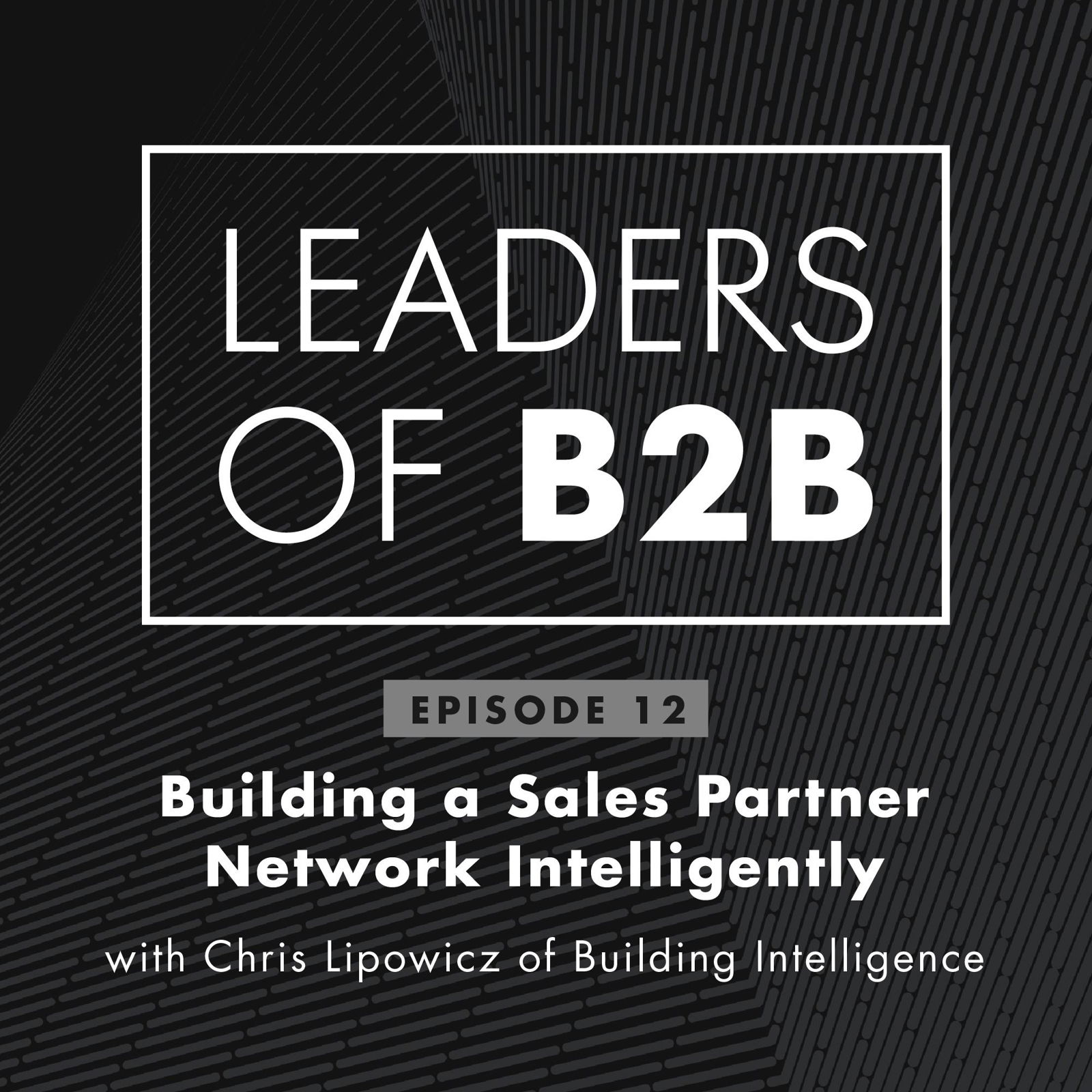 Building a Sales Partner Network Intelligently with Chris Lipowicz of Building Intelligence