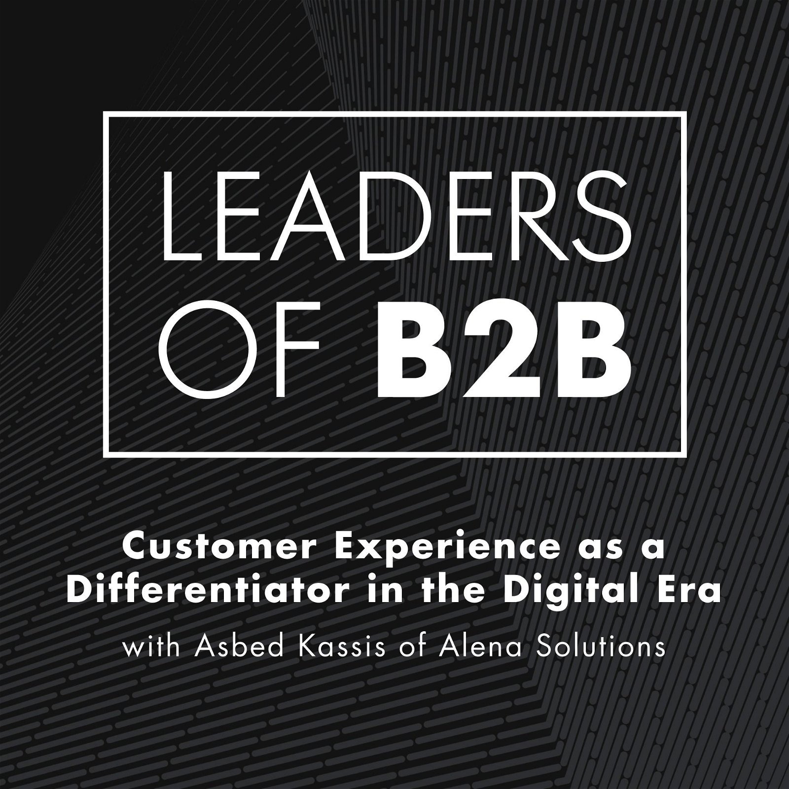 Customer Experience as a Differentiator in the Digital Era with Asbed Kassis of Alena Solutions