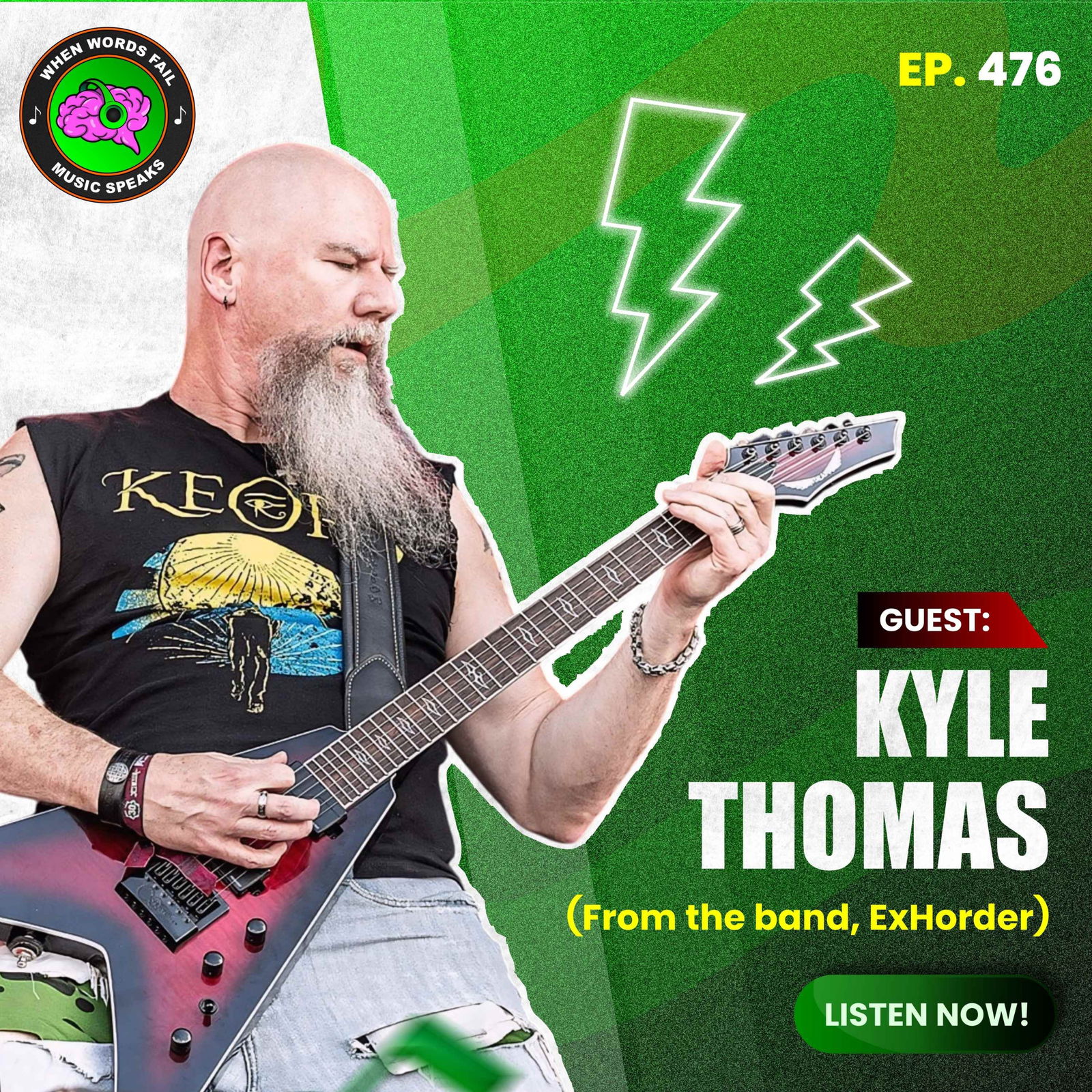 Episode 476 - Unmasking Metal Myths: Kyle Thomas from ExHorder Discusses Honesty, Aggression, Healing in Songwriting