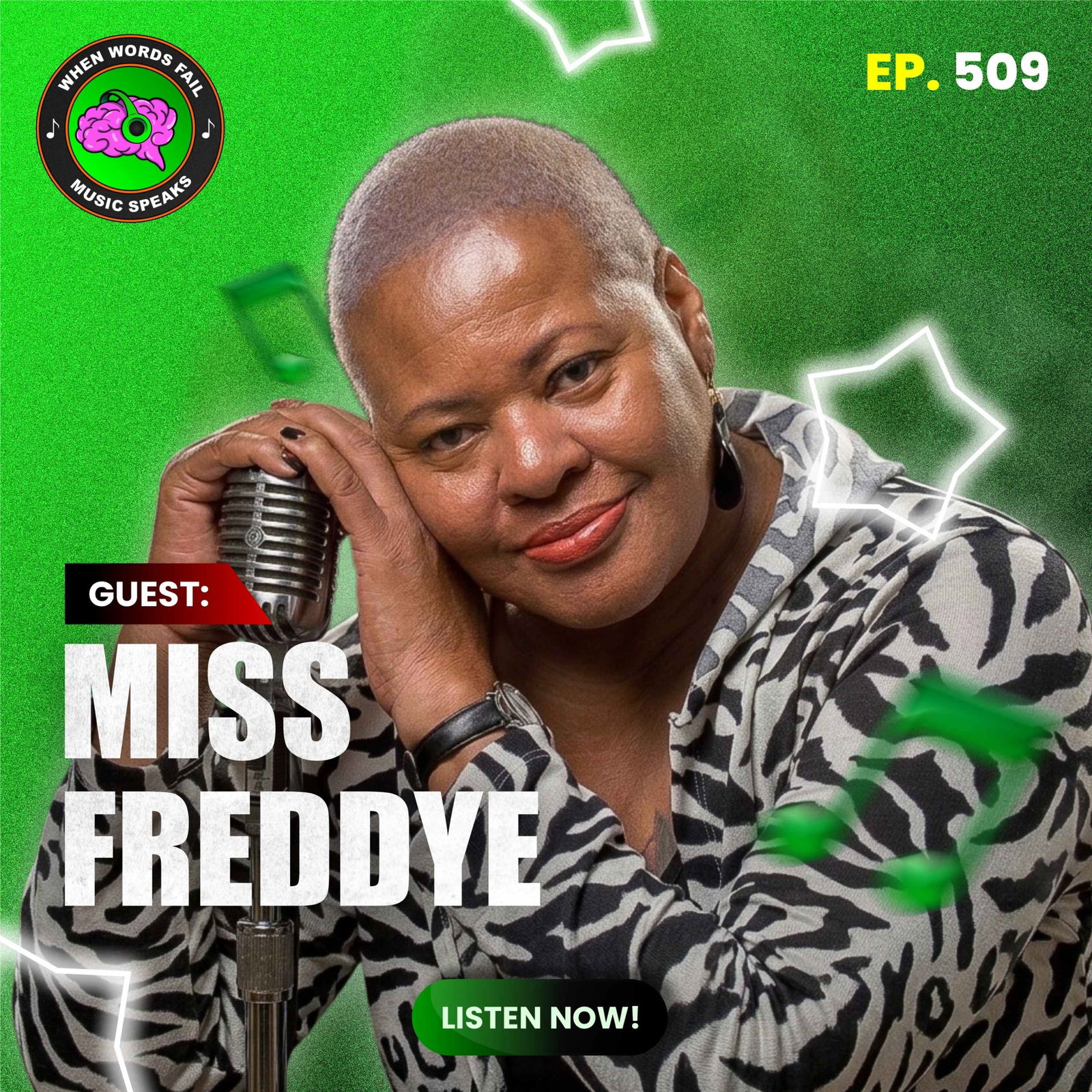 Episode 509 - Miss Freddye’s Everyday Blues: Nurse, Cancer Survivor,  Music Lover, and Aspiring Bassist