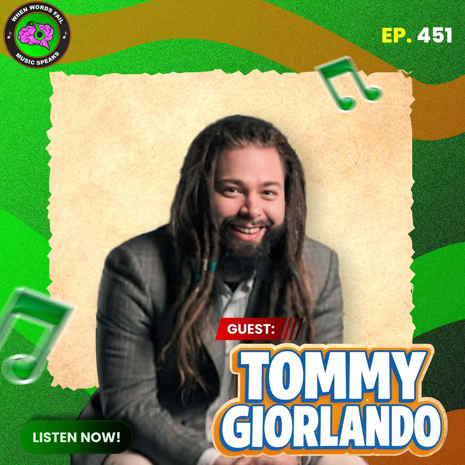Episode 451 - From Pirate Bands to Hypnosis Healing: Tommy Giorlando’s Story of Sound and Mind