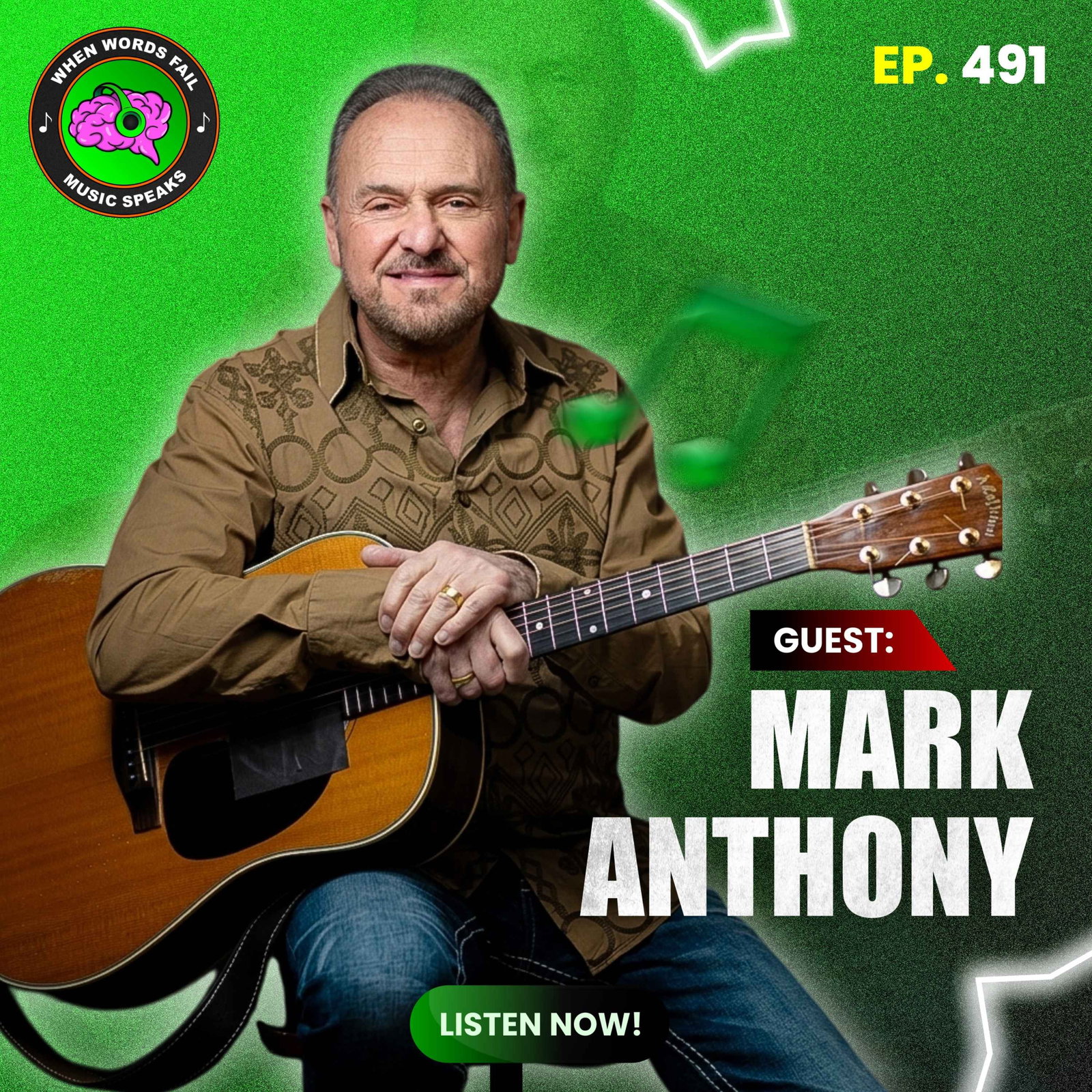 Episode 491 -Faith, Hope, and Music: Mark Anthony’s Message for Listeners in Pain
