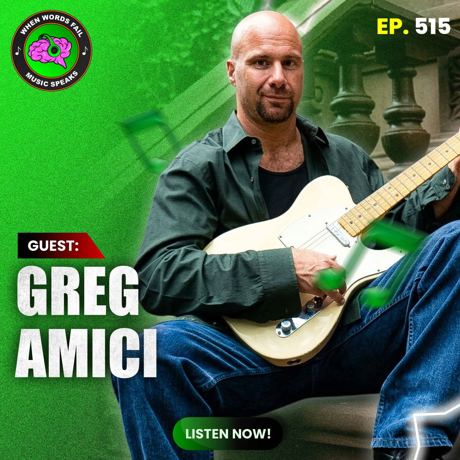 Episode 515 - Behind the New Jersey Soundscape Greg Amici Discusses Early Influences and Modern Challenges