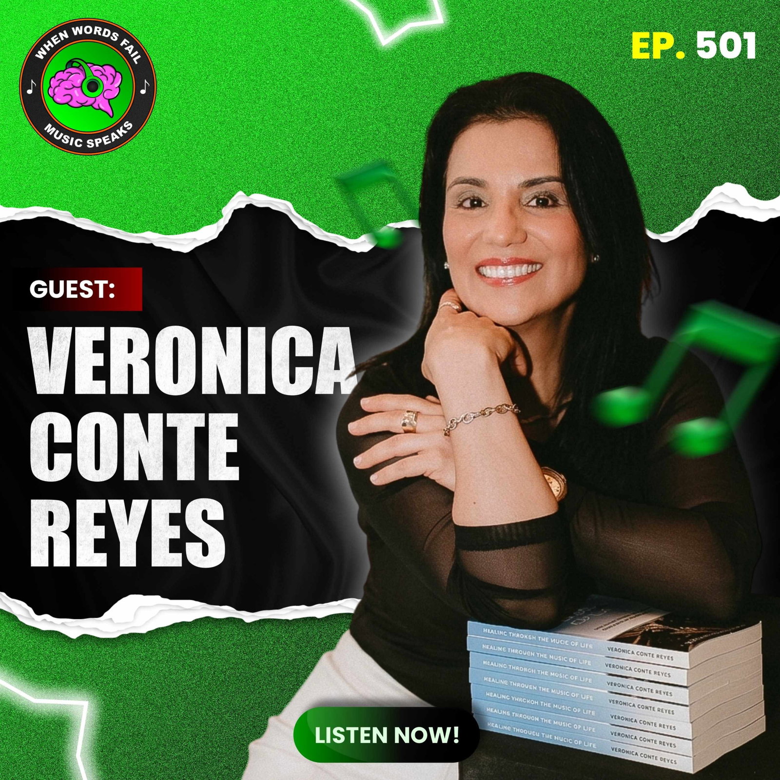 Episode 501 - Healing Through Music: Veronica Conte‑Reyes Discusses Resilience, Soundtracks, and Overcoming Depression