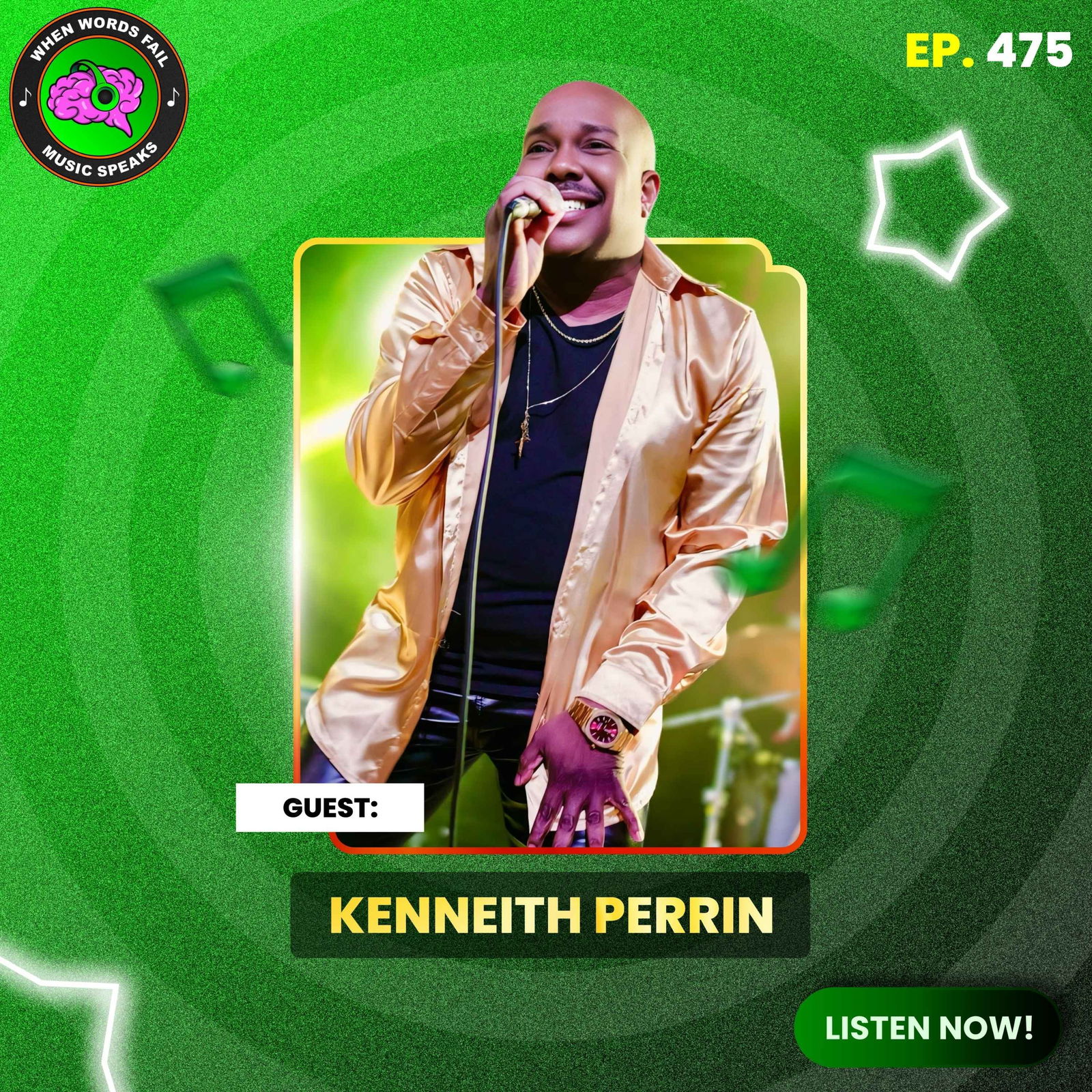 Episode 475 - Healing Through Beats: Kenneth Perrin’s Journey from Childhood Drummer to Faith‑Driven Songwriter