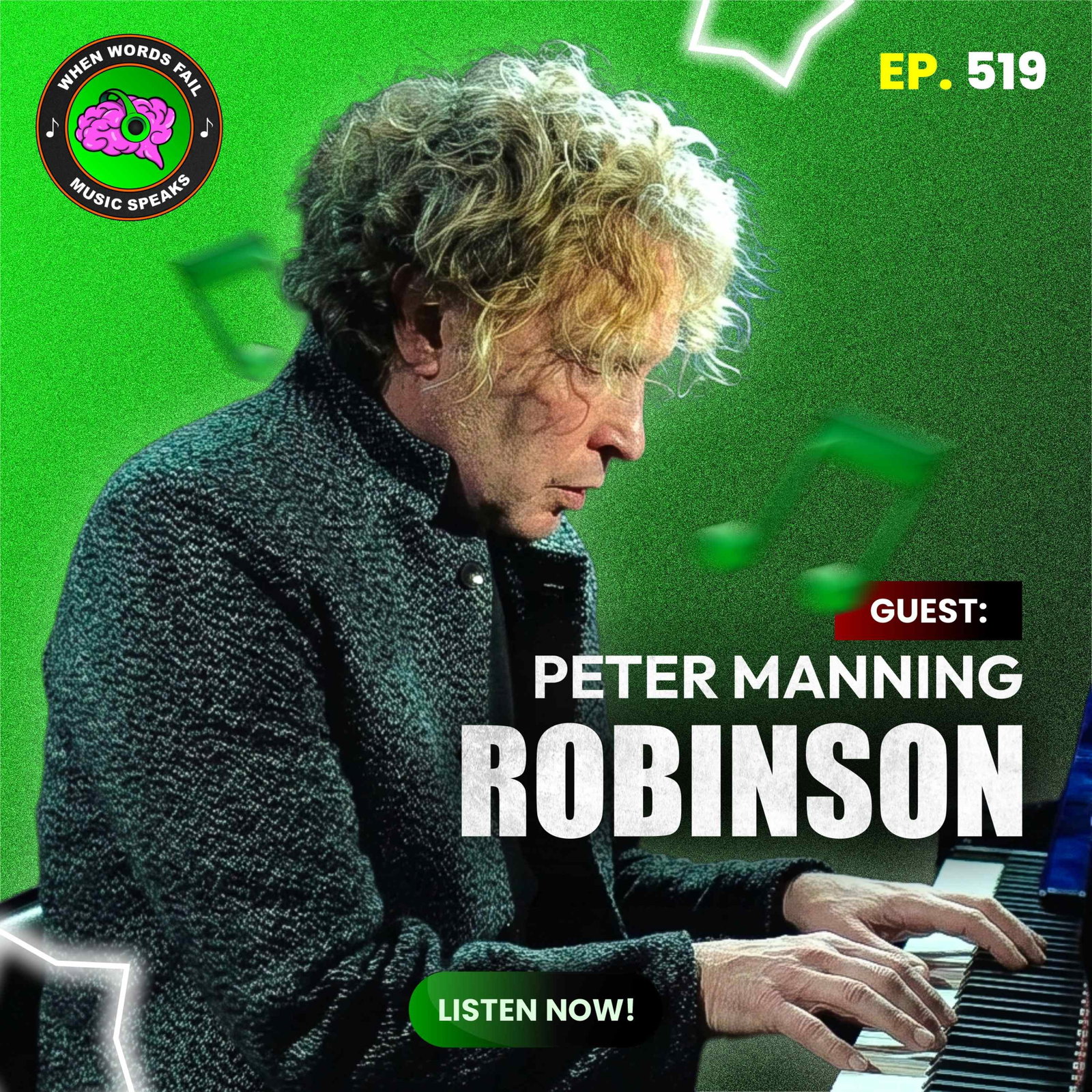 Episode 519 - Music as Spiritual Mirror: How Piano Guides Healing in Dark Times with Peter Manning Robinson