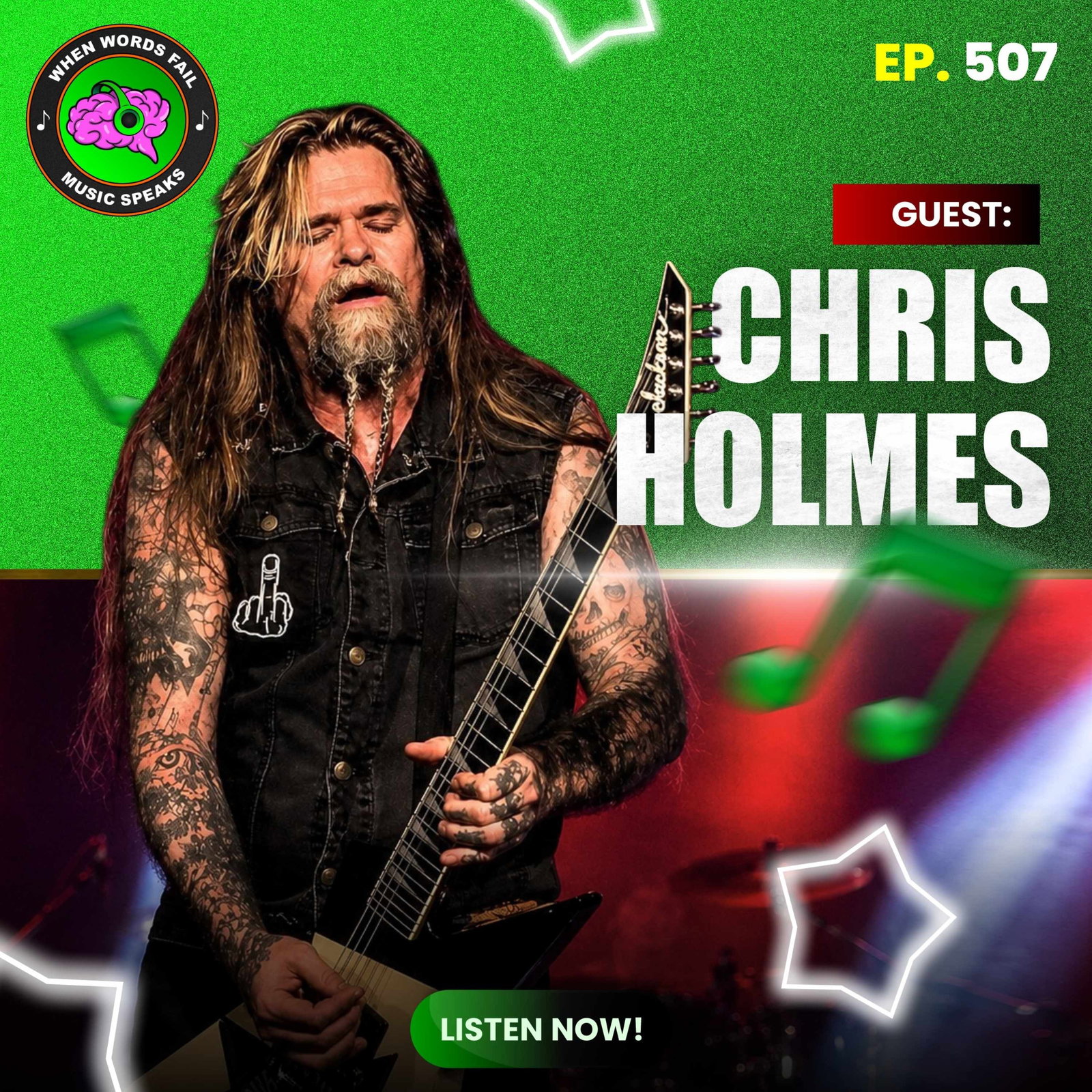 Episode 507 - From W.A.S.P. to T3RMINAL: Chris Holmes' Journey of Survival and Musical Revival