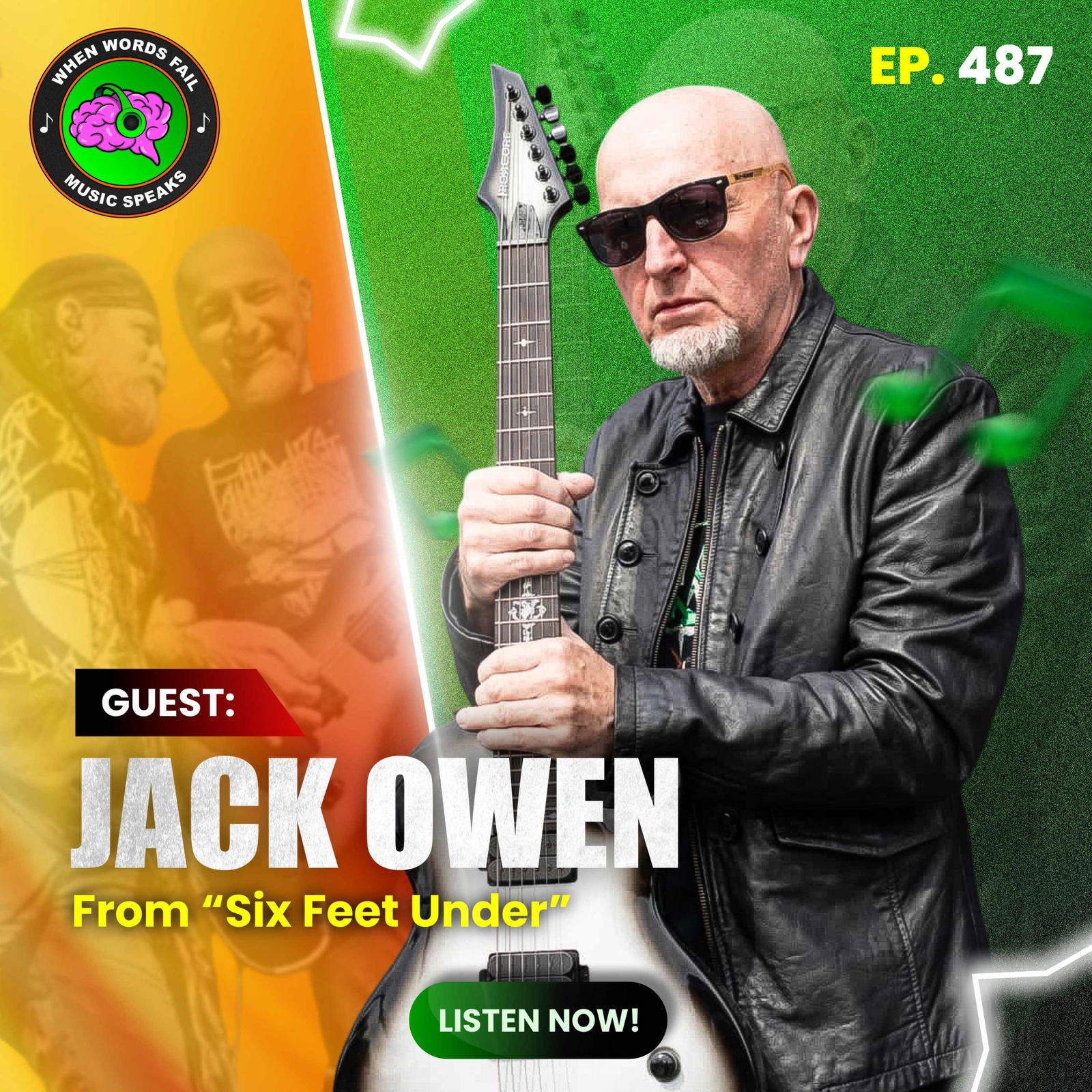 Episode 487 - Jack Owen from Six Feet Under shares stories, gear tips, new album and songs for overcoming depression