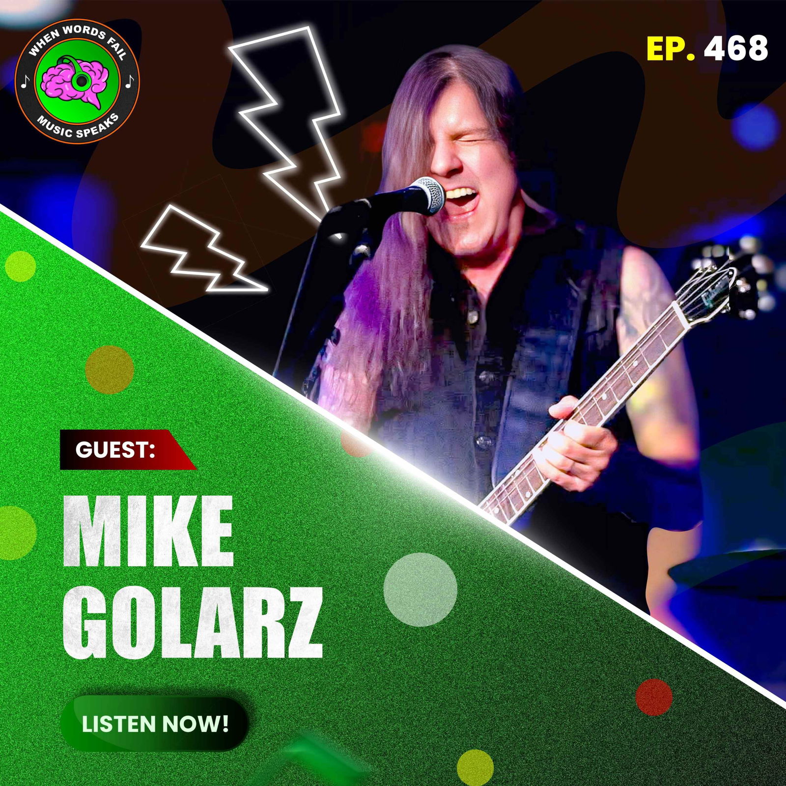 Episode 468 - Fighting Depression Through 80s Metal with All Sinner's singer Mike Golarz and his inspiring story 