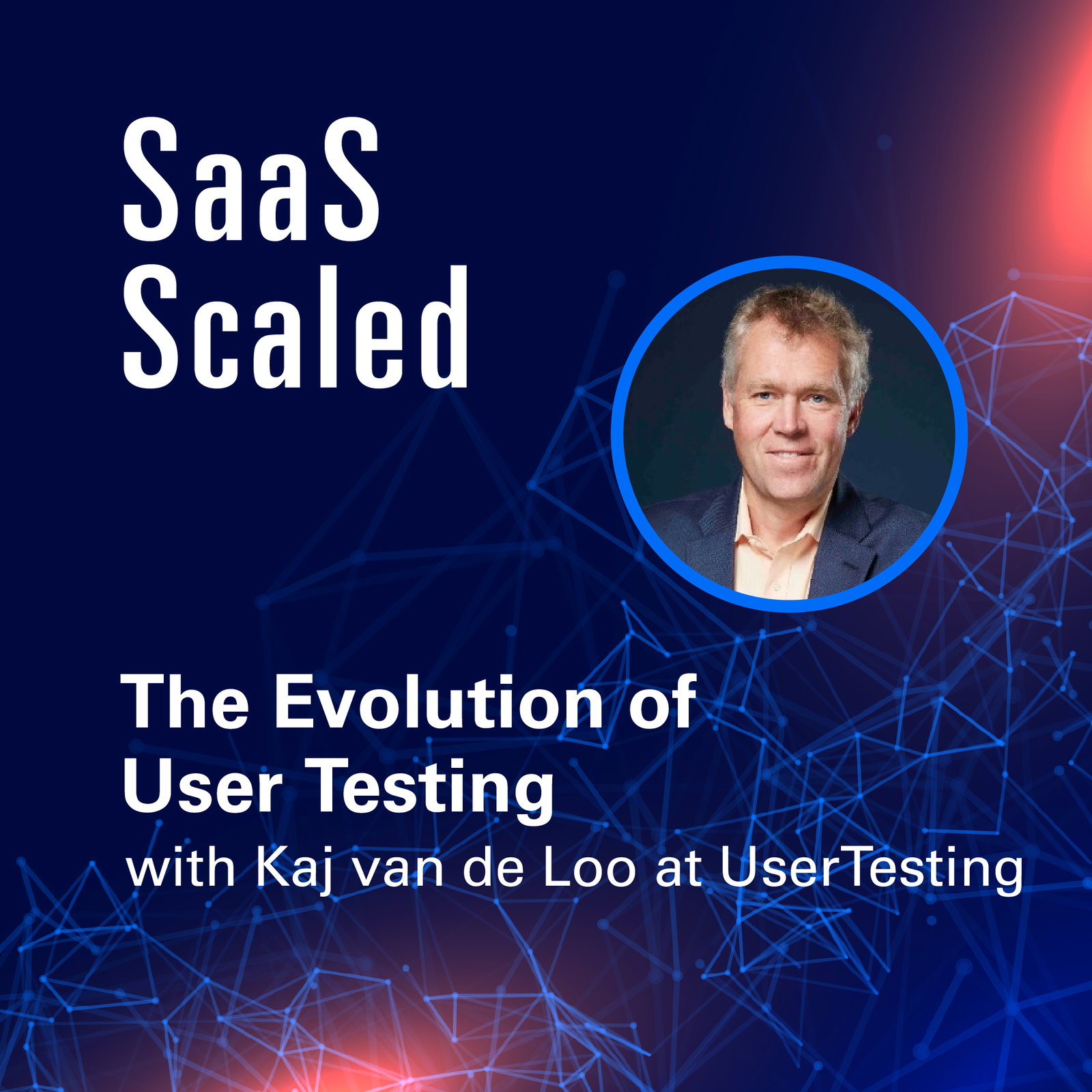 Episode cover art for The Evolution of User Testing with Kaj van de Loo at UserTesting