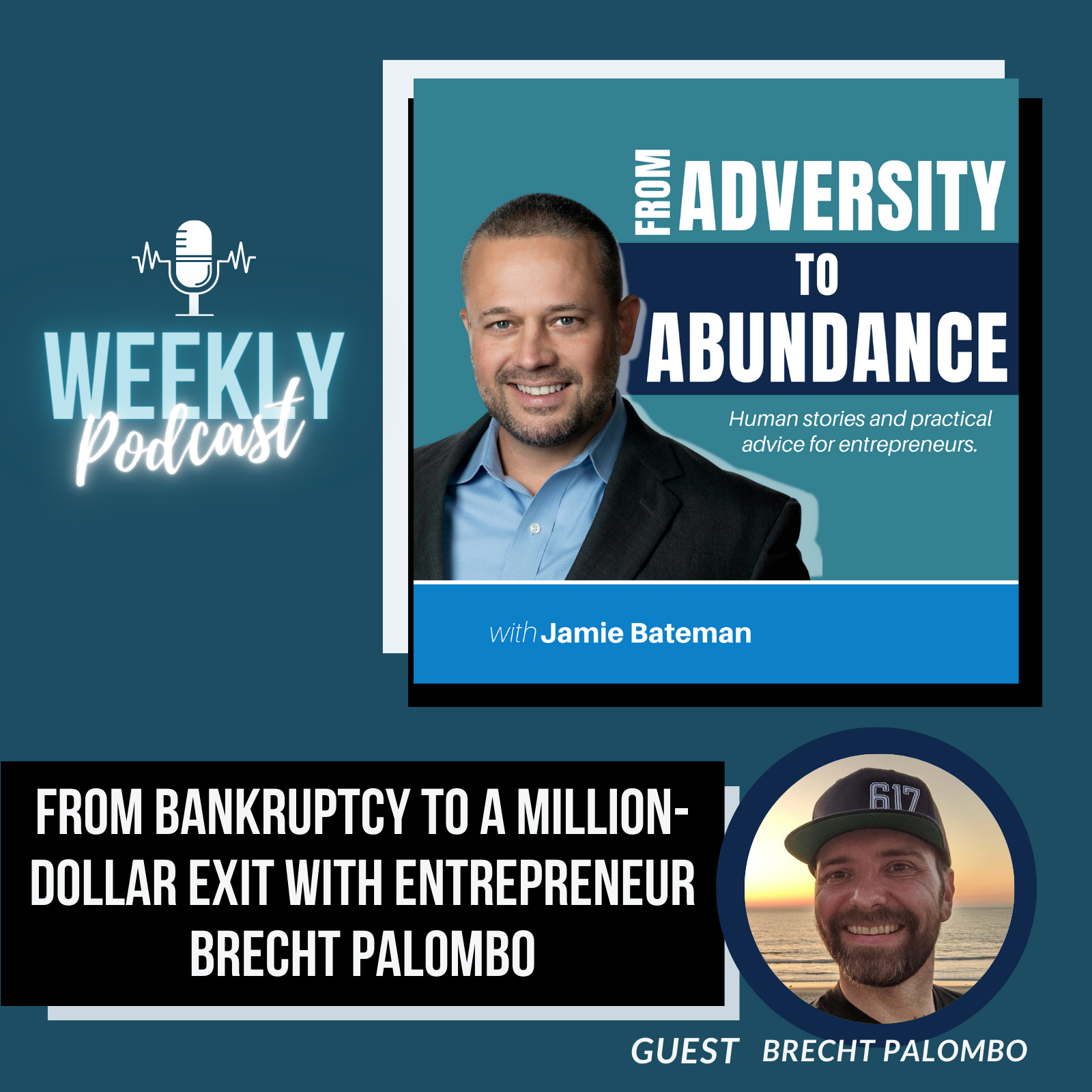 Episode cover art for From Bankruptcy to a Million-Dollar Exit with Entrepreneur Brecht Palombo