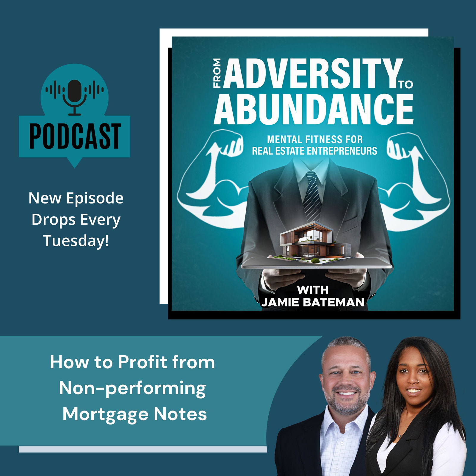 Episode cover art for How to Profit from Non-performing Mortgage Notes