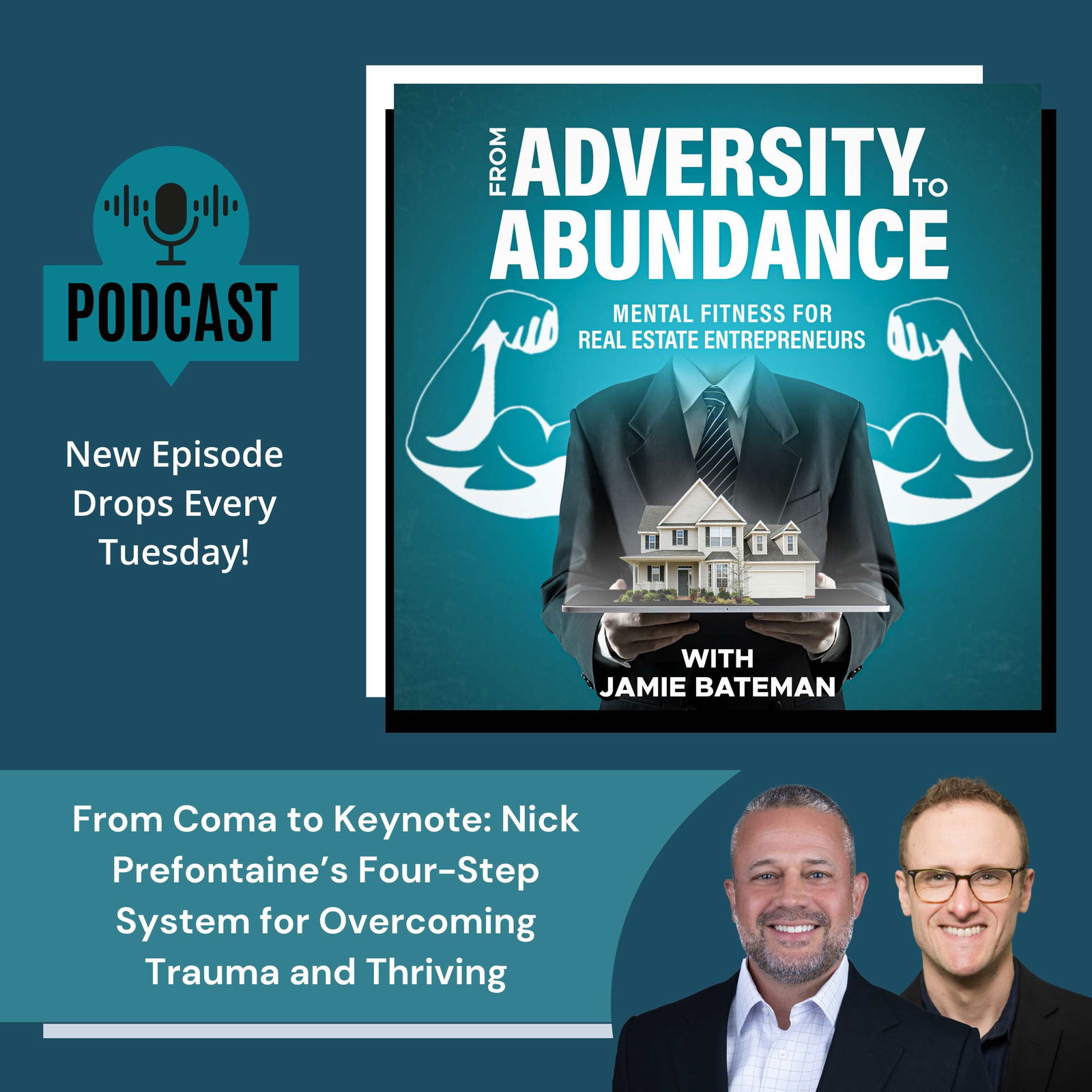 Episode image for From Coma to Keynote: Nick Prefontaine’s Four-Step System for Overcoming Trauma and Thriving