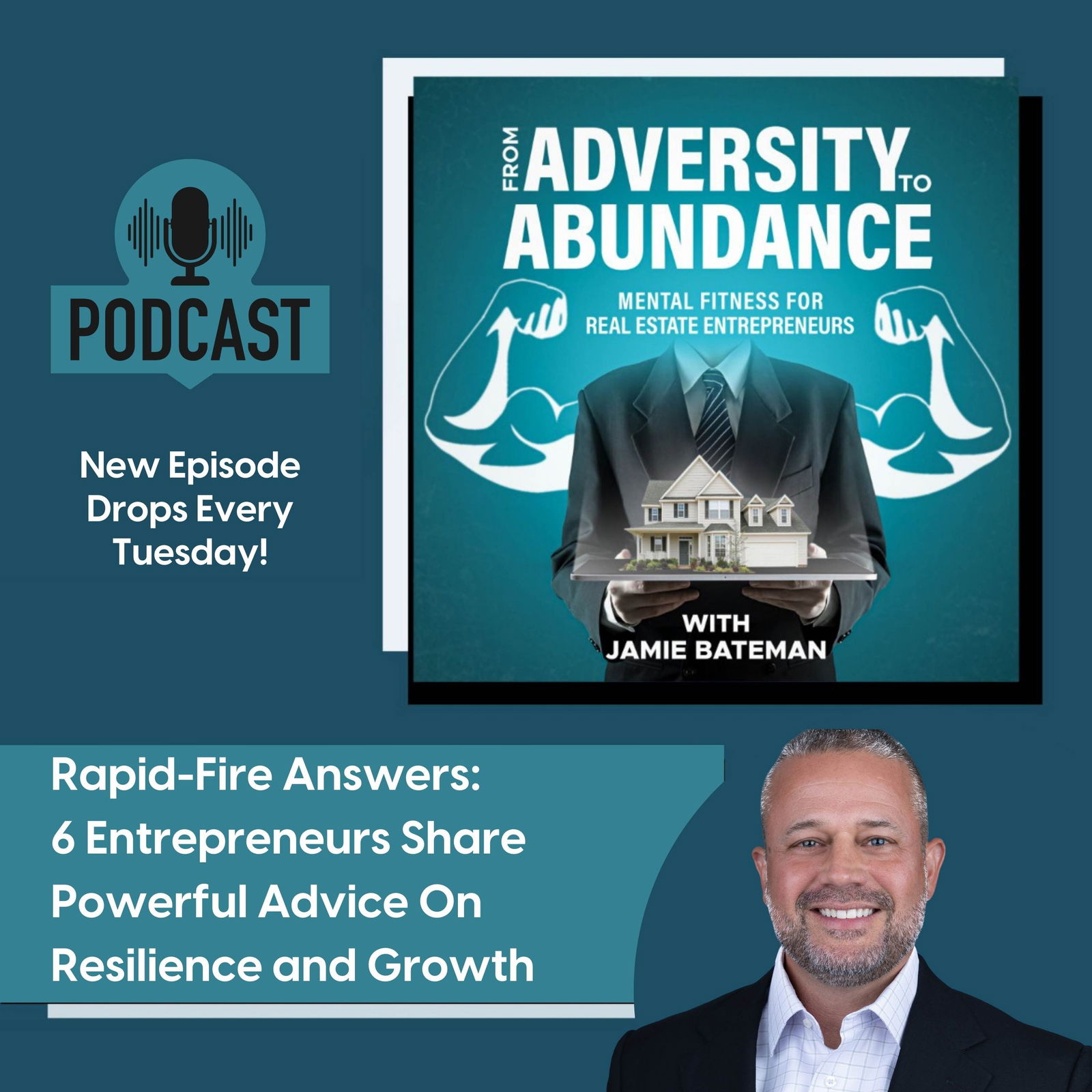 Episode cover art for Rapid-Fire Answers: 6 Entrepreneurs Share Powerful Advice On Resilience and Growth