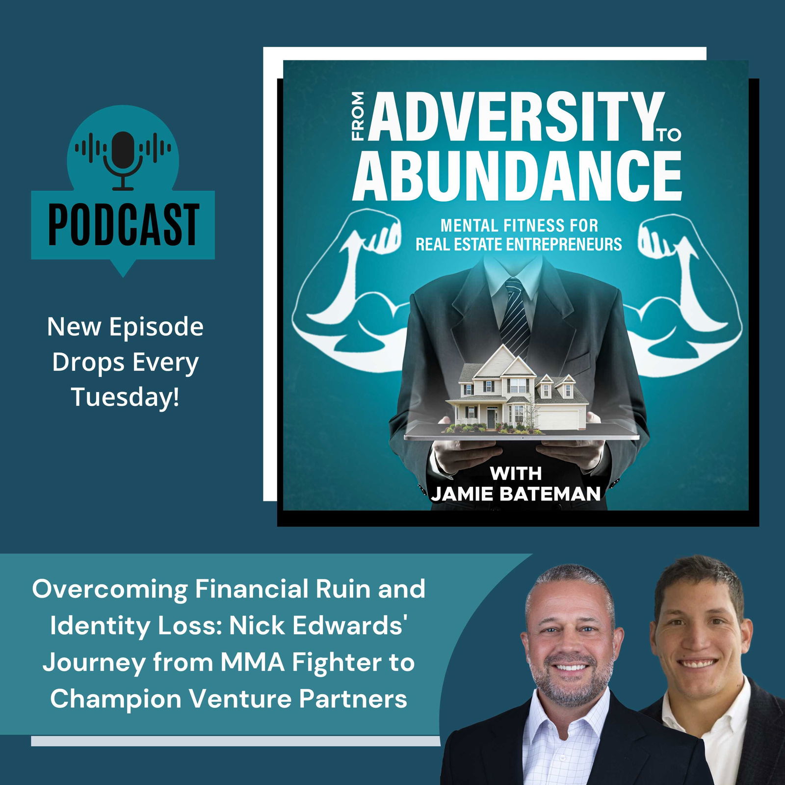 Episode image for Overcoming Financial Ruin and Identity Loss: Nick Edwards' Journey from MMA Fighter to Champion Venture Partners