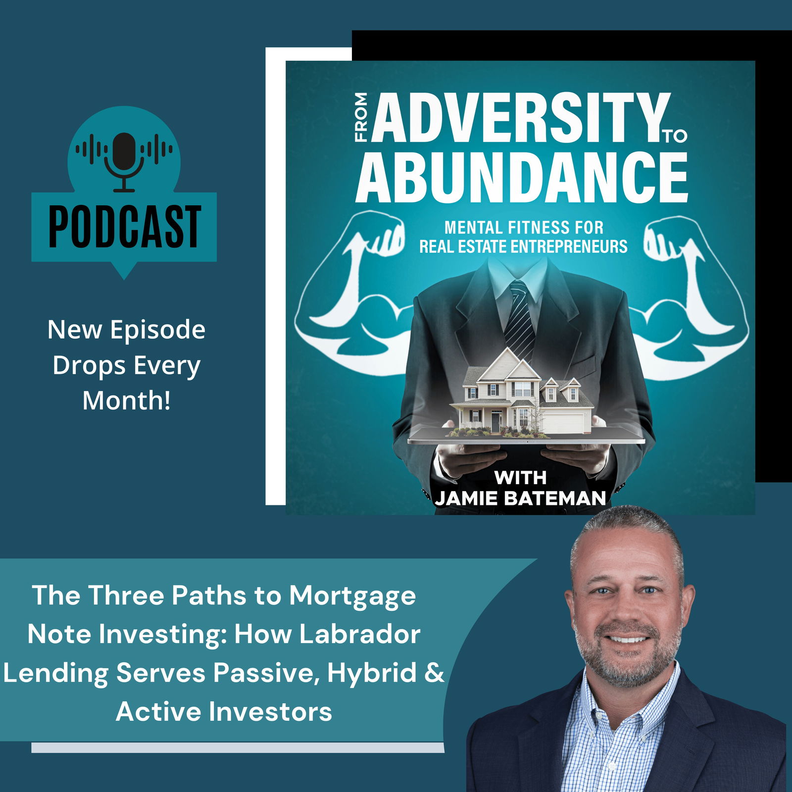 Episode cover art for The Three Paths to Mortgage Note Investing: How Labrador Lending Serves Passive, Hybrid & Active Investors