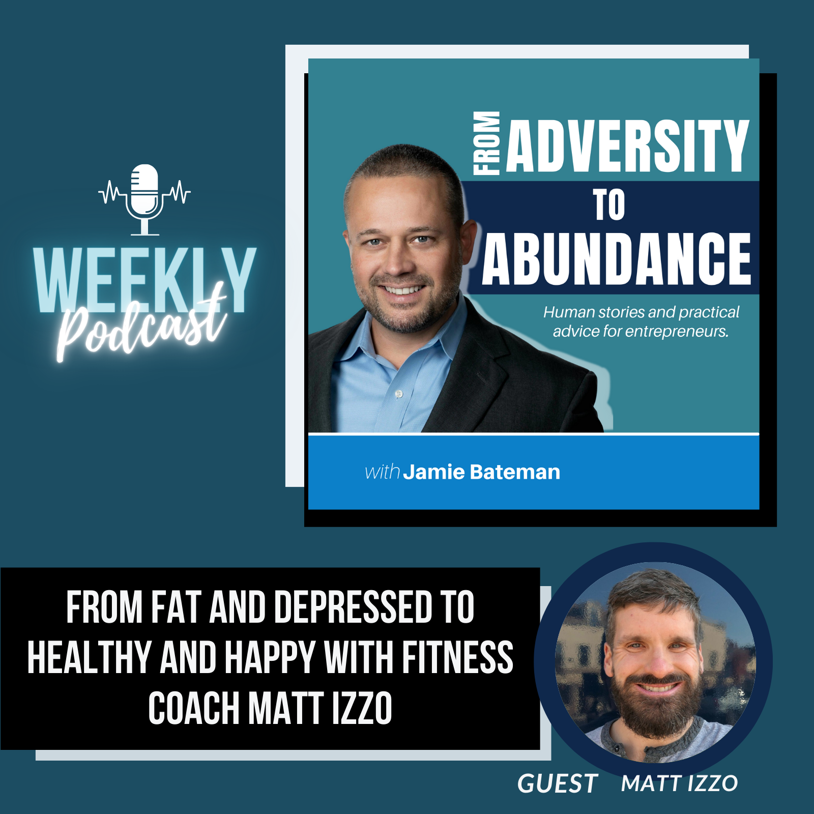 Episode cover art for From Fat and Depressed to Healthy and Happy with Fitness Coach Matt Izzo