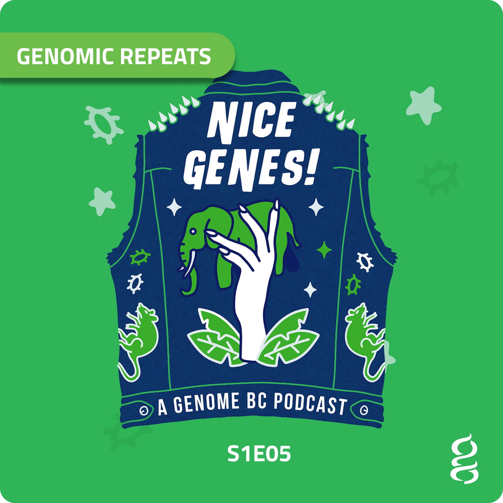 Genomic Repeat: Nodding our Tusks to Heroic Mutations — Nice Genes! cover