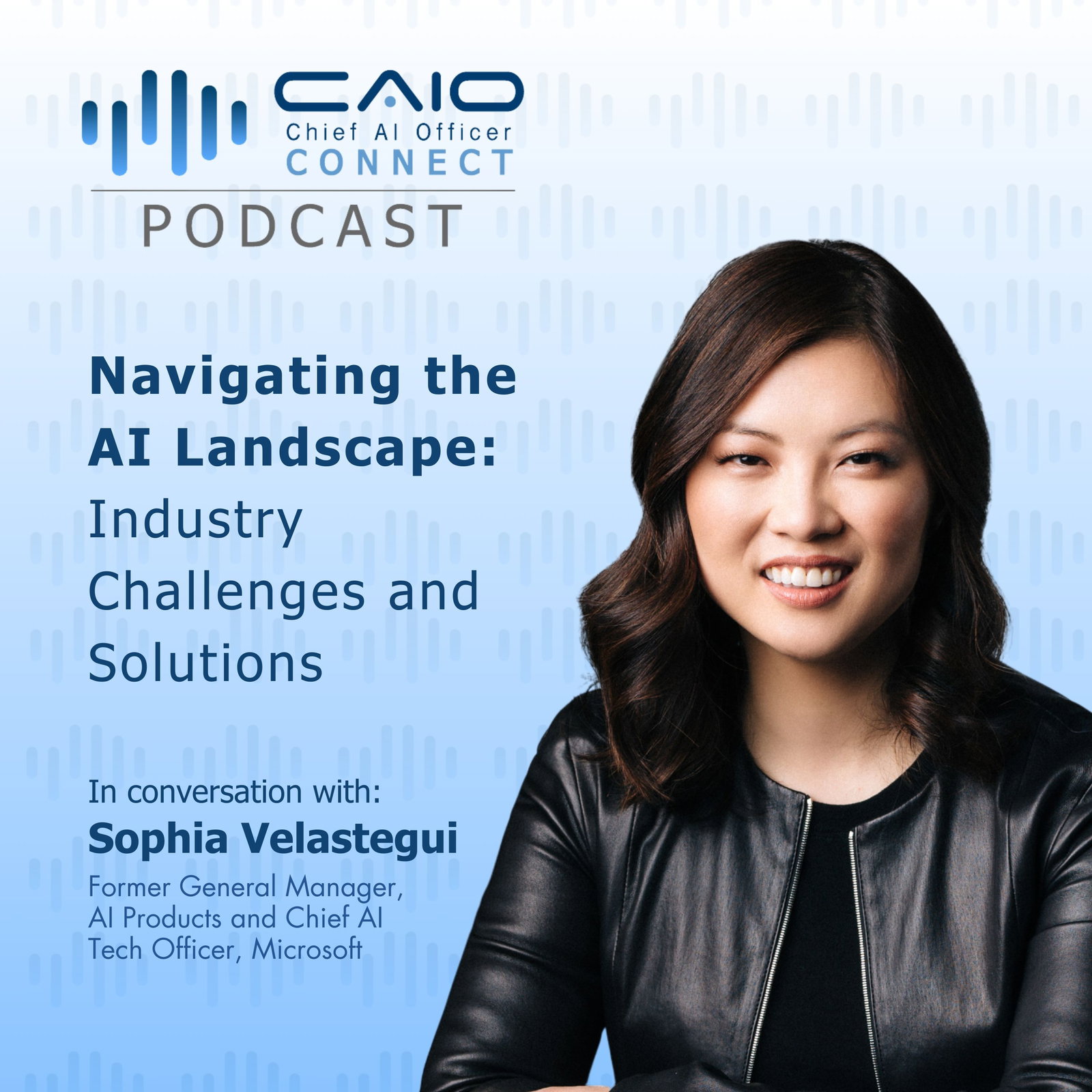 Navigating the AI Landscape: Industry Challenges and Solutions | CAIO Podcast Ft. Sophia Velastegui episode artwork