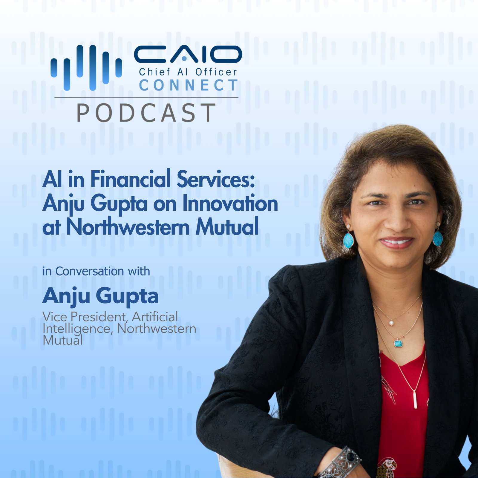 AI in Financial Services: Anju Gupta on Innovation at Northwestern Mutual | CAIO Podcast  episode artwork