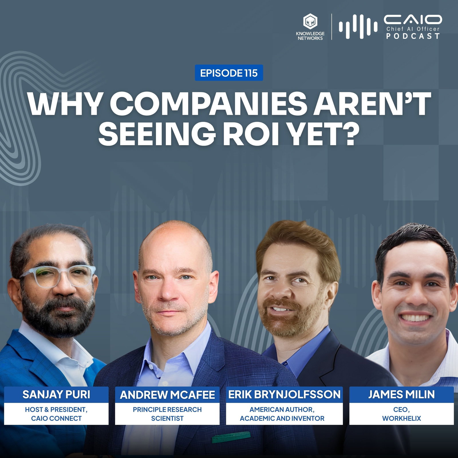 Episode cover art for The AI Productivity J-Curve: Why Companies Aren’t Seeing ROI Yet | Chief AI Officer Podcast