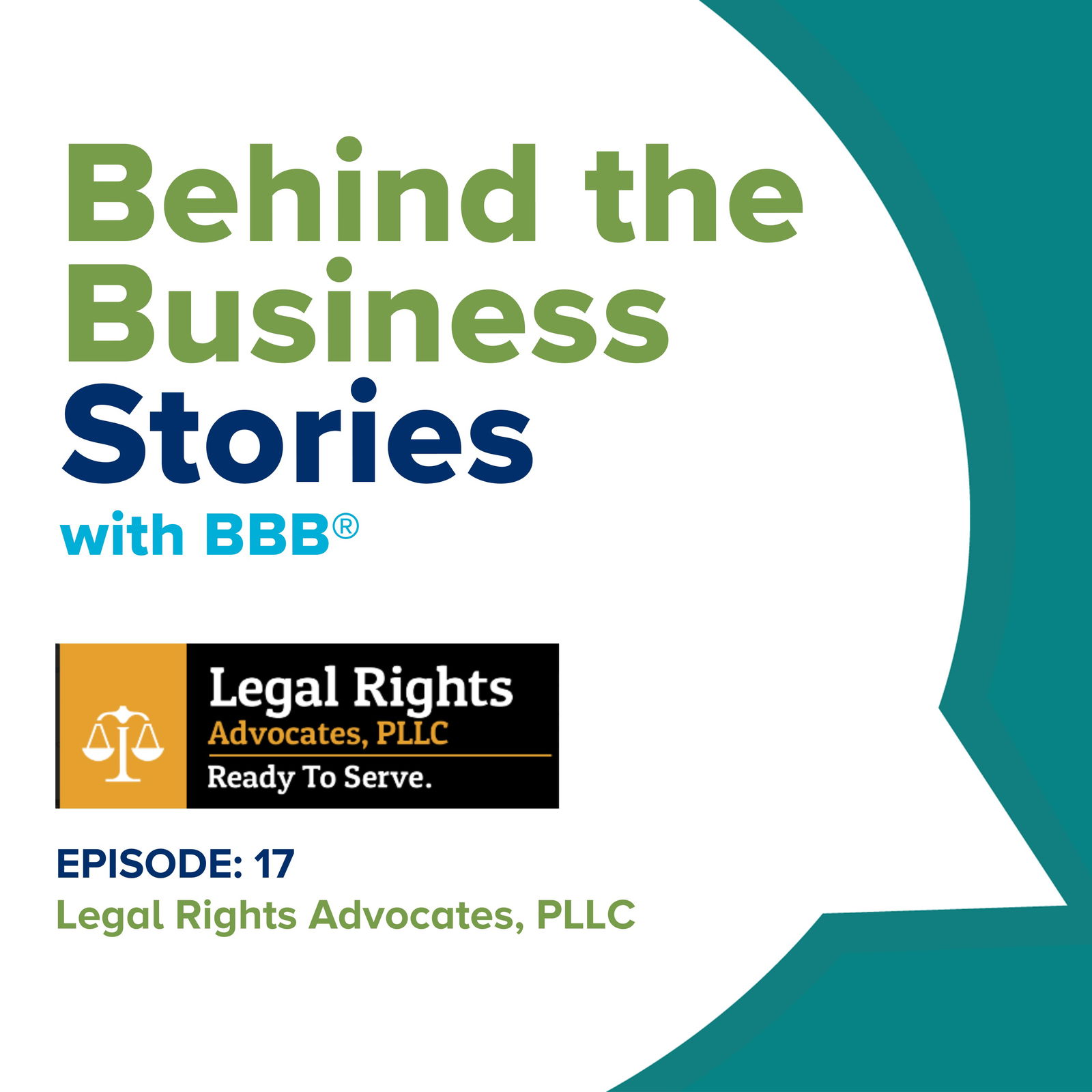 Episode cover art for How Legal Rights Advocates, PLLC in Lawrence, MA uses the BBB Accredited Seal