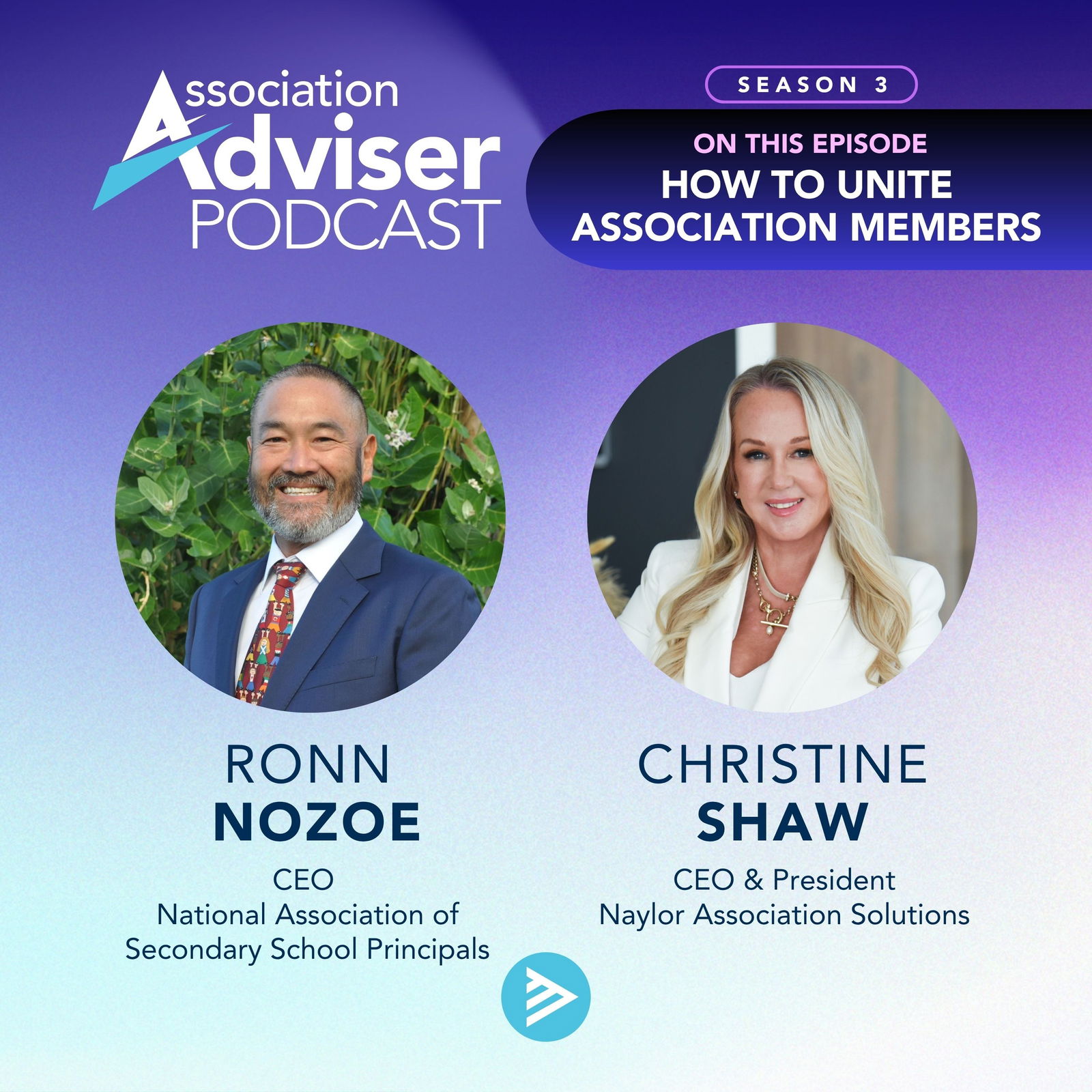 Episode cover art for #30: How to Unite Association Members, with Ronn Nozoe of NASSP