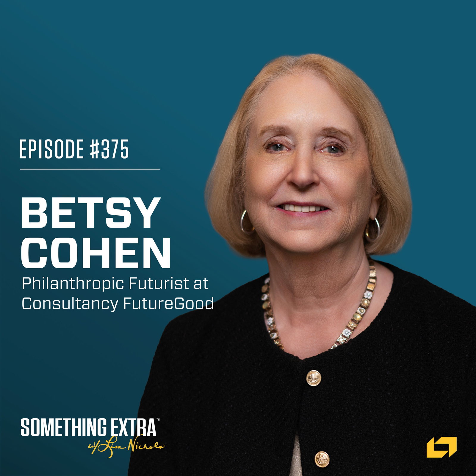 Episode cover art for Navigating the Future of Philanthropy w/ Betsy Cohen