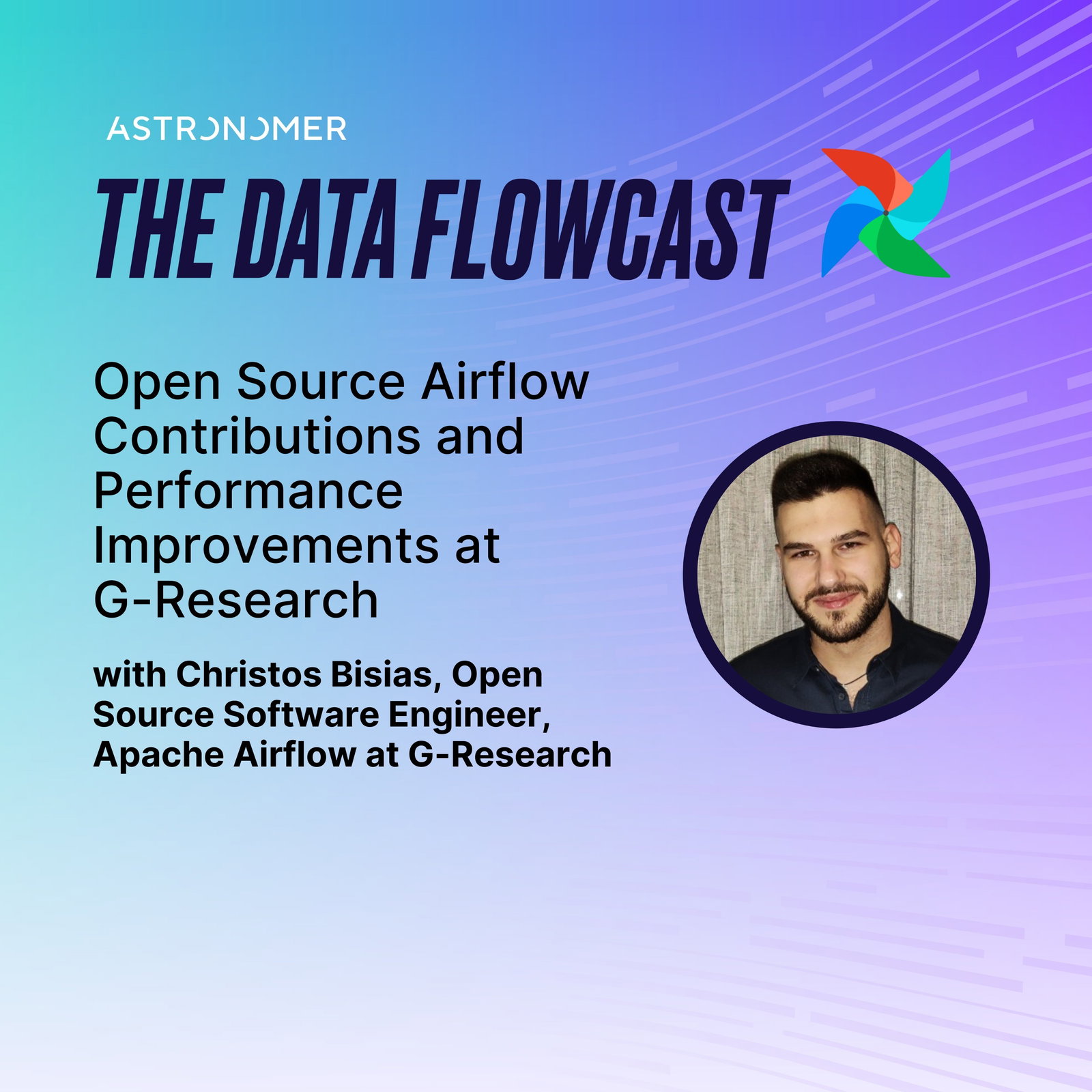 Open Source Airflow Contributions and Performance Improvements at G-Research with Christos Bisias episode artwork