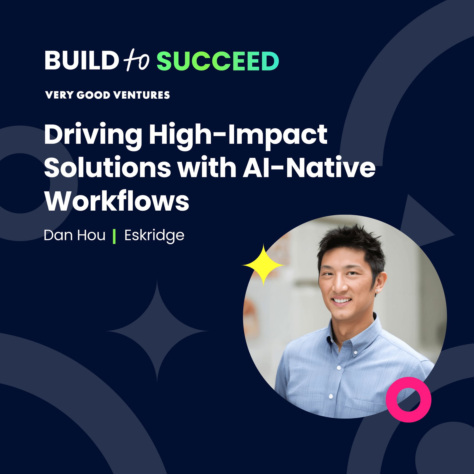 Dan Hou, Eskridge — Driving High-Impact Solutions With AI-Native Workflows  - podcast episode cover