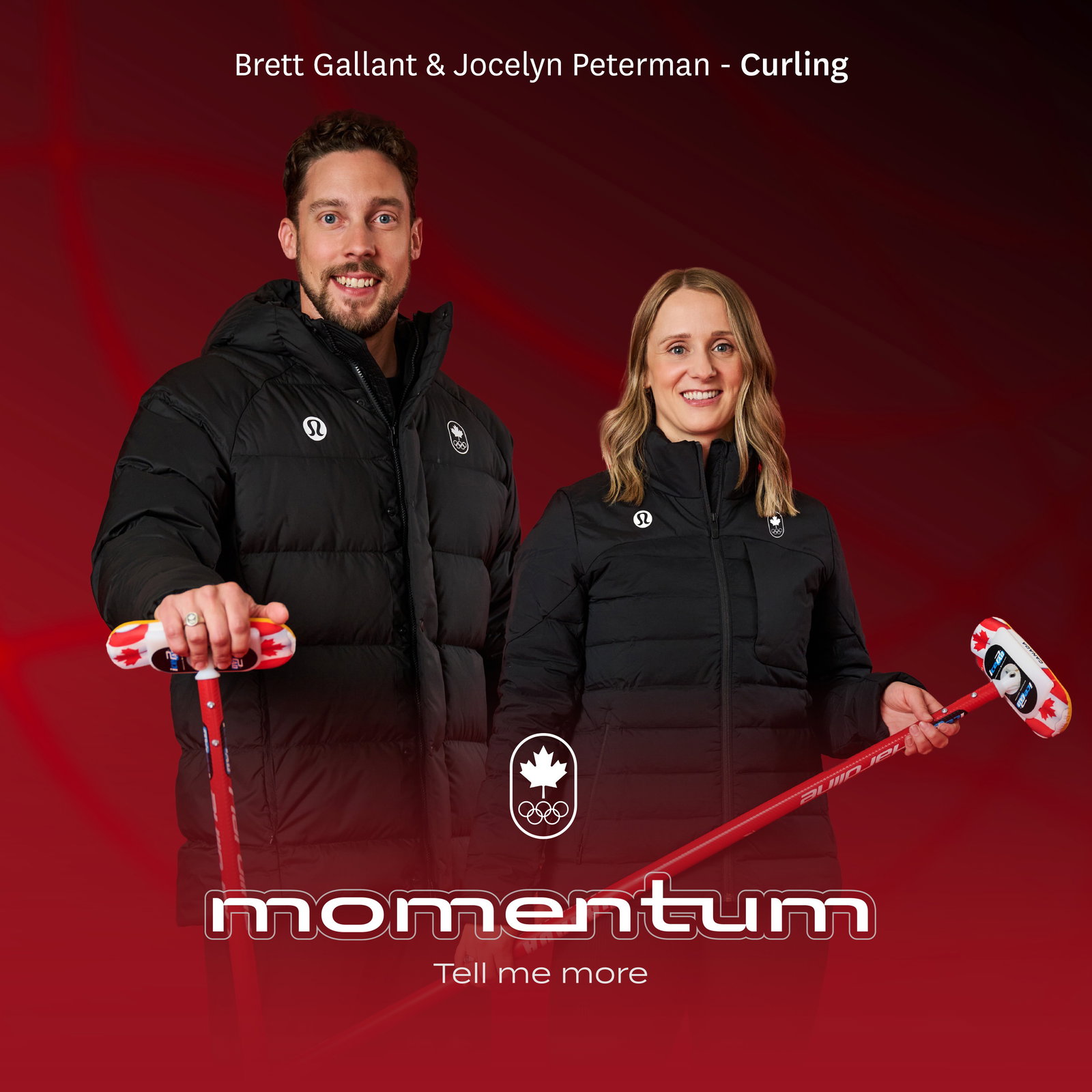 Brett Gallant & Jocelyn Peterman: Partners on and off the ice — Momentum cover