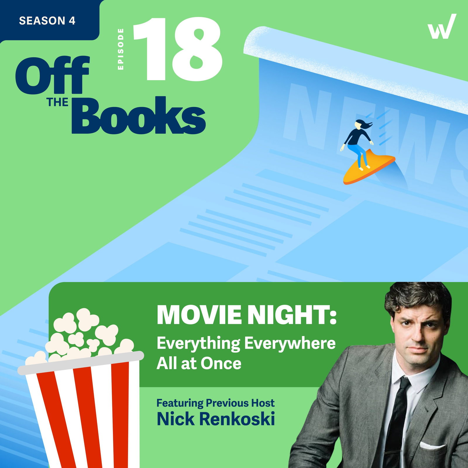 Off the Books vs. Everything Everywhere All At Once episode artwork