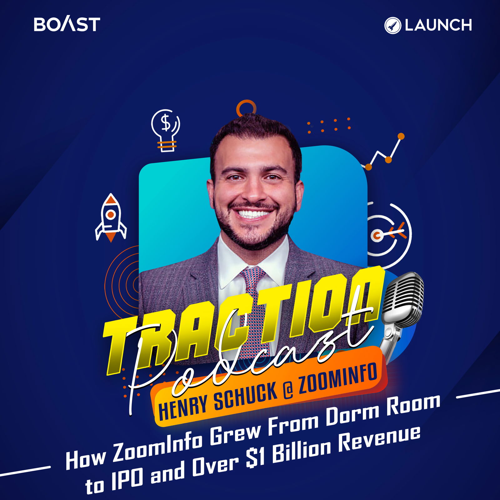 How ZoomInfo Grew From Dorm Room to IPO and Over $1 Billion Revenue with Henry Schuck, ZoomInfo - podcast episode cover