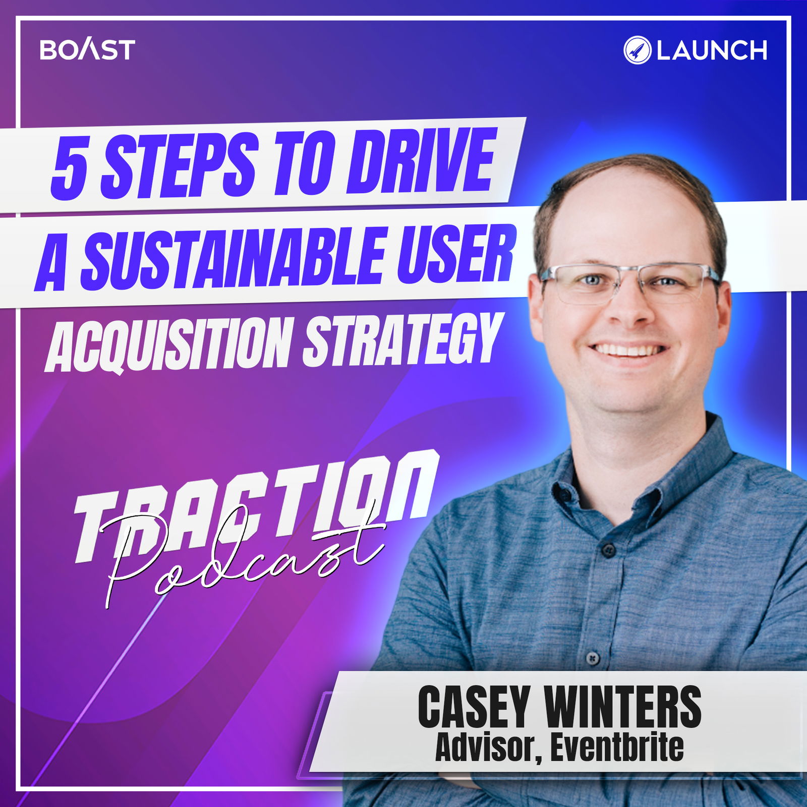 5 Steps To Drive a Sustainable User Acquisition Strategy with Casey Winters, Eventbrite - podcast episode cover