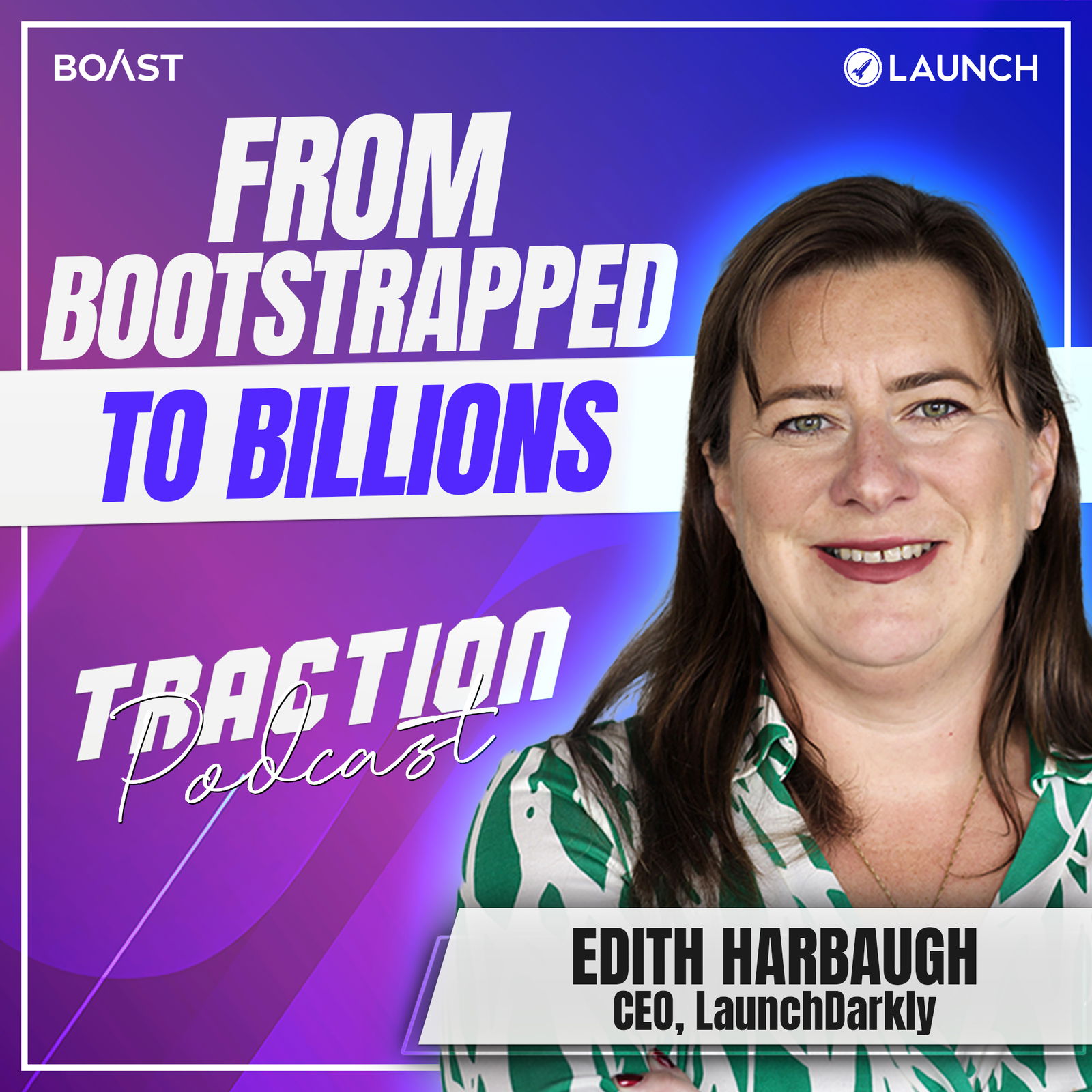 From Bootstrapped to Billions with Edith Harbaugh, LaunchDarkly - podcast episode cover